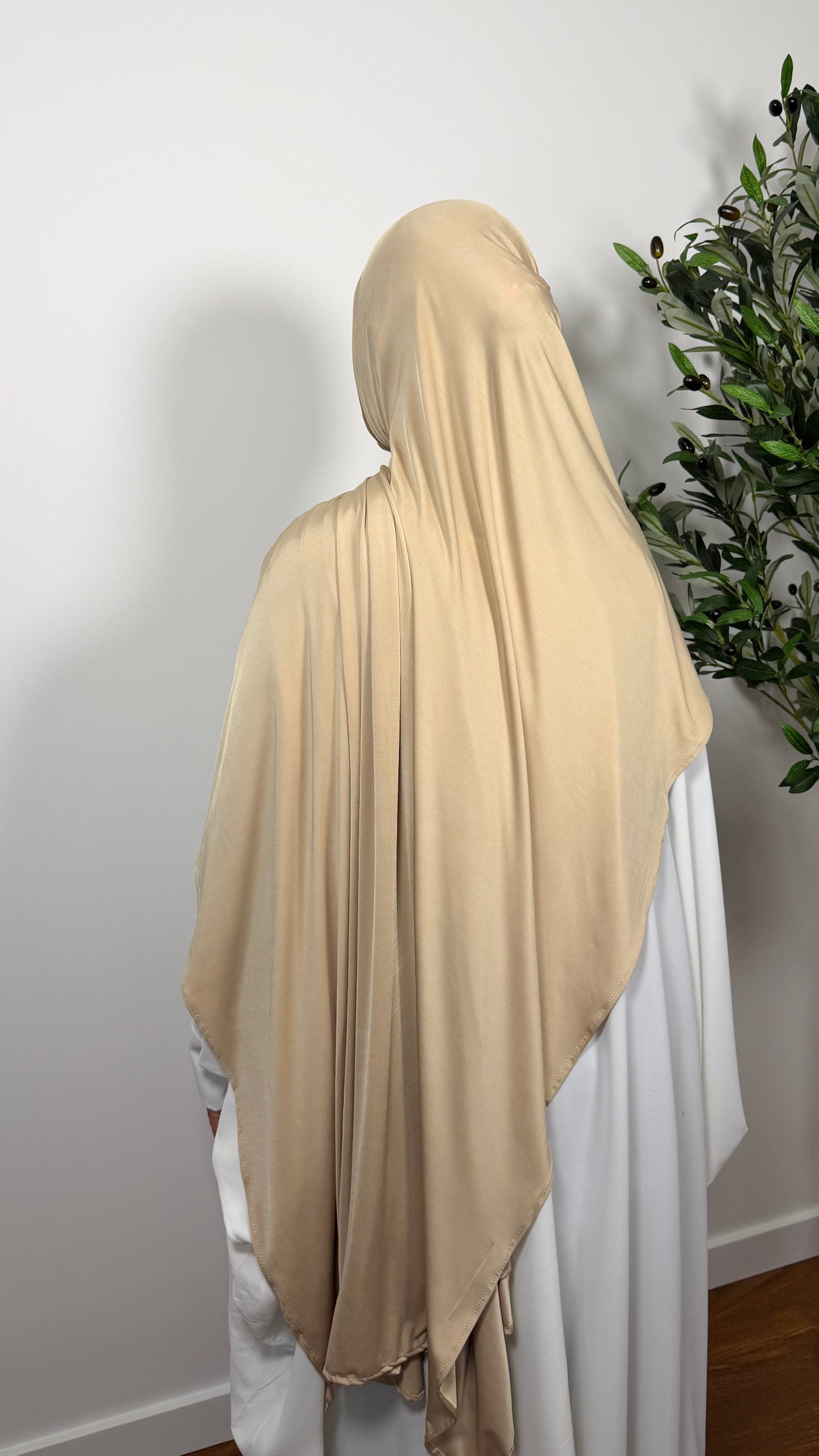 HIJAB JERSEY LIQUID BEIGE