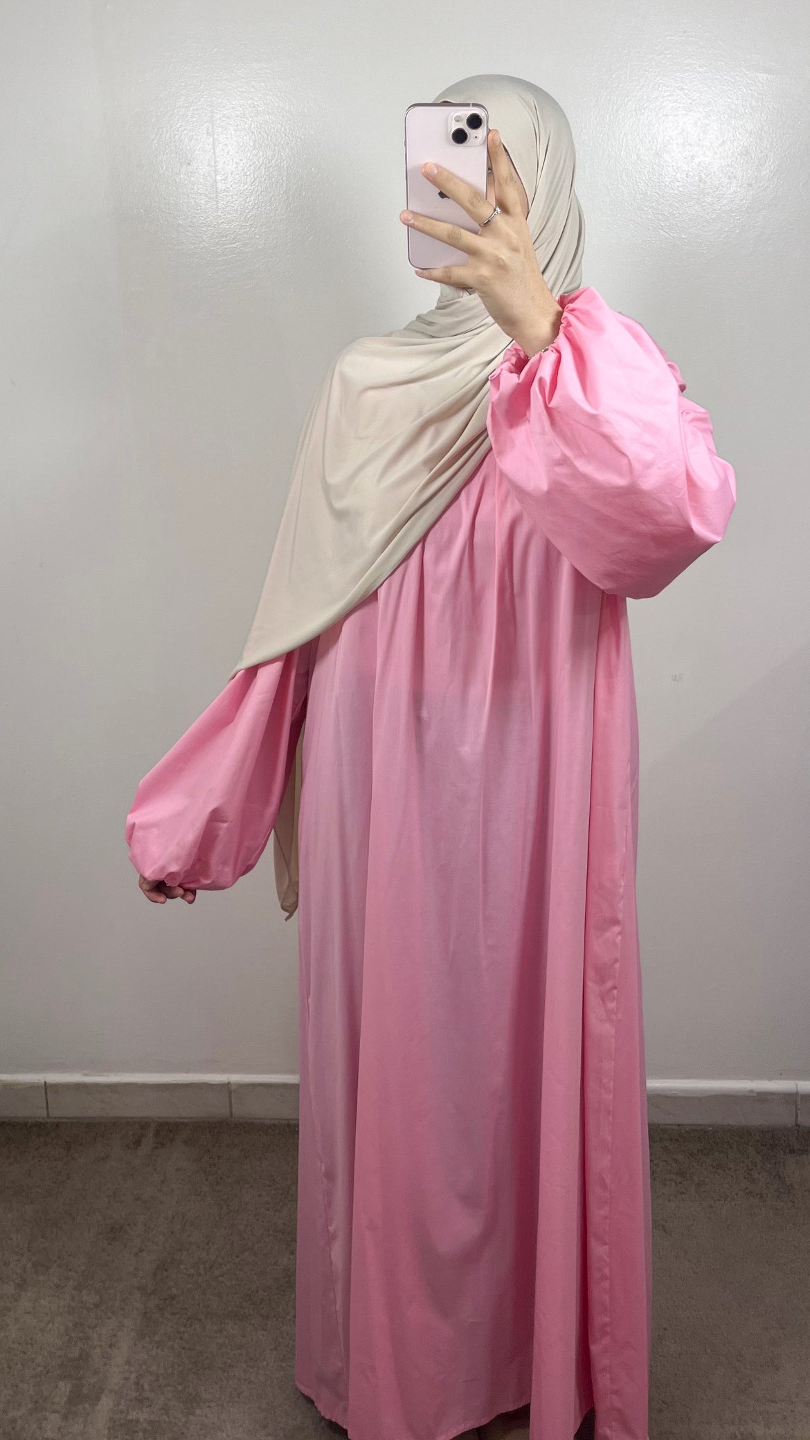 ROBE POPELINE ROSE