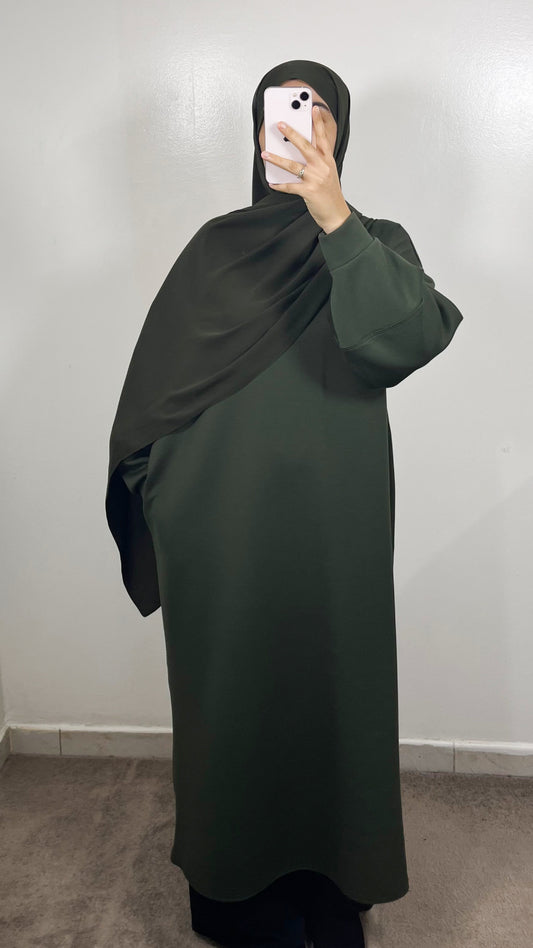 ROBE SWEAT COMFY VERT KAKI