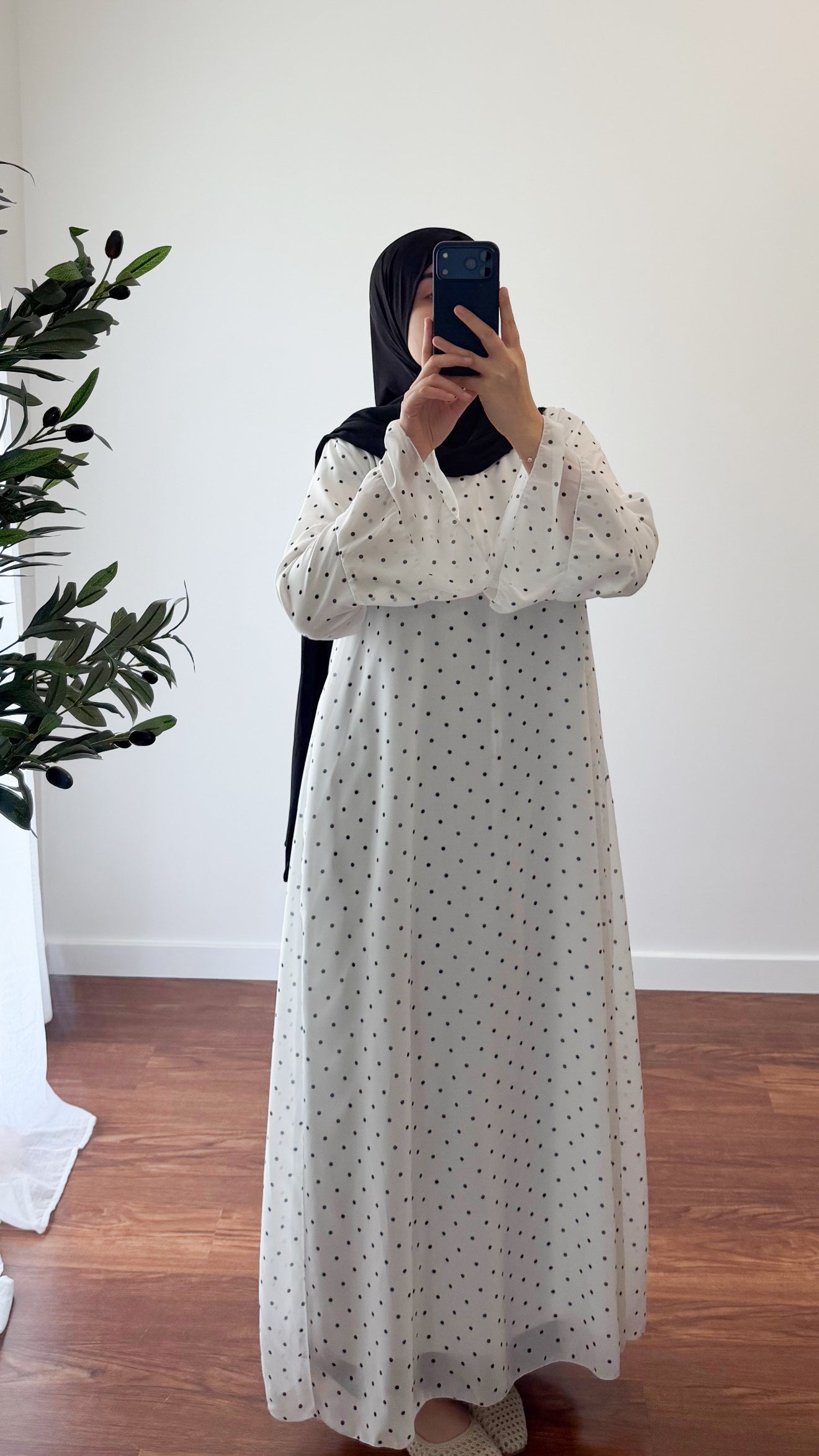 ROBE À PETITS POIS