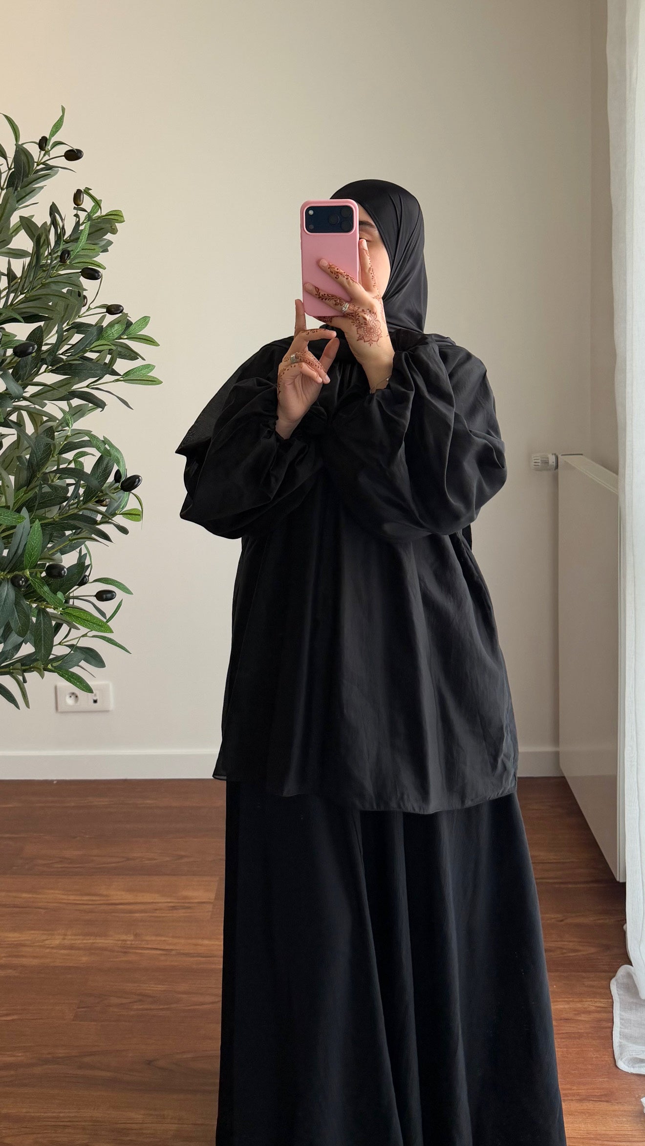 BLOUSE TENCEL NOIR