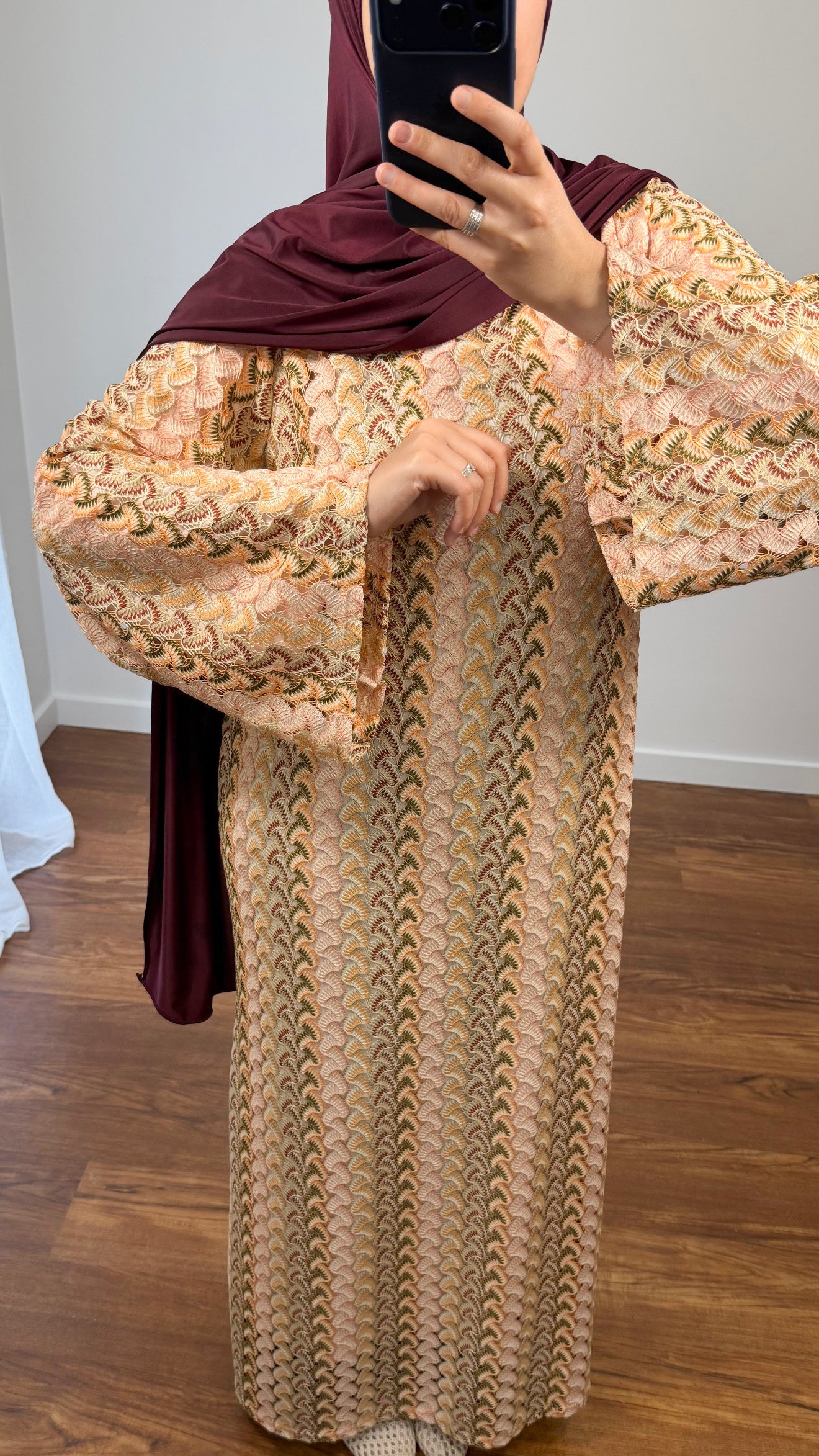 ROBE SORAYA ROSE SAUMON