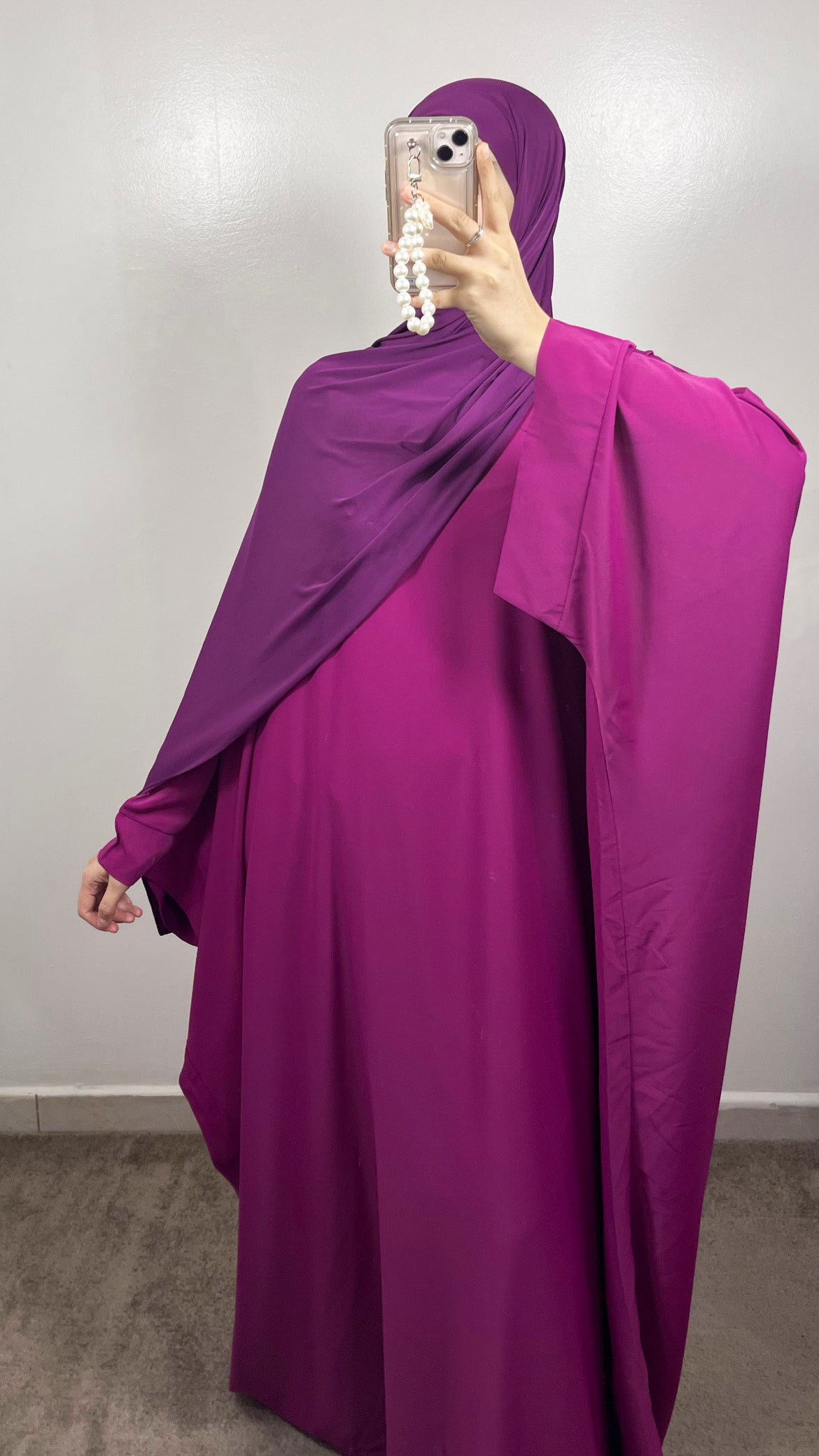 ABAYA FARASHA PLUM