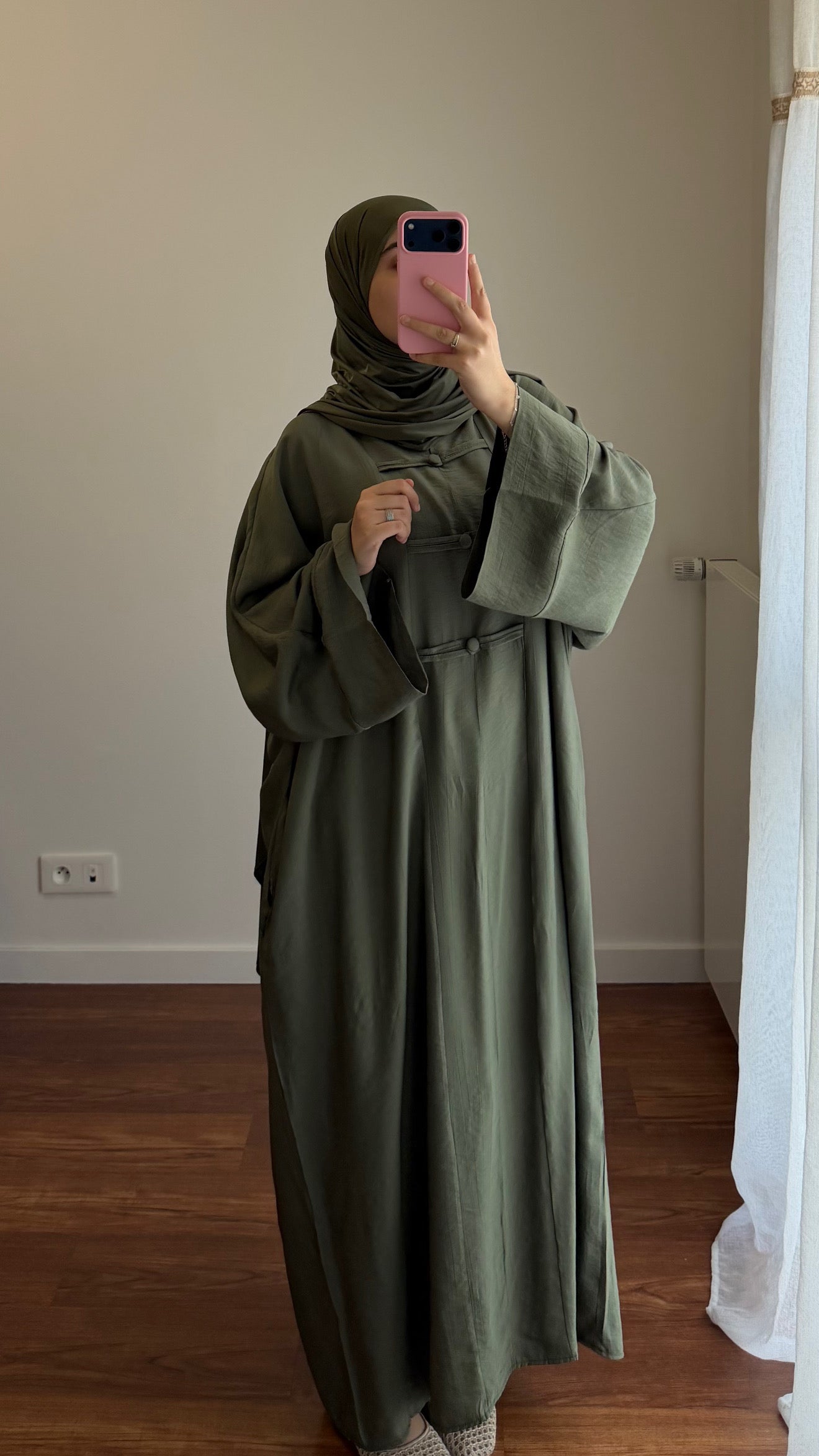 ABAYA TOKYO VERT KAKI