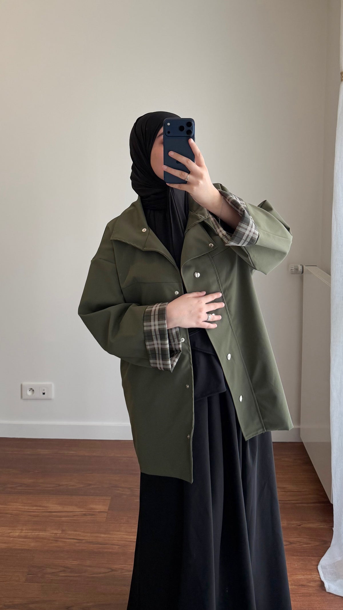 VESTE LIYA VERT KAKI