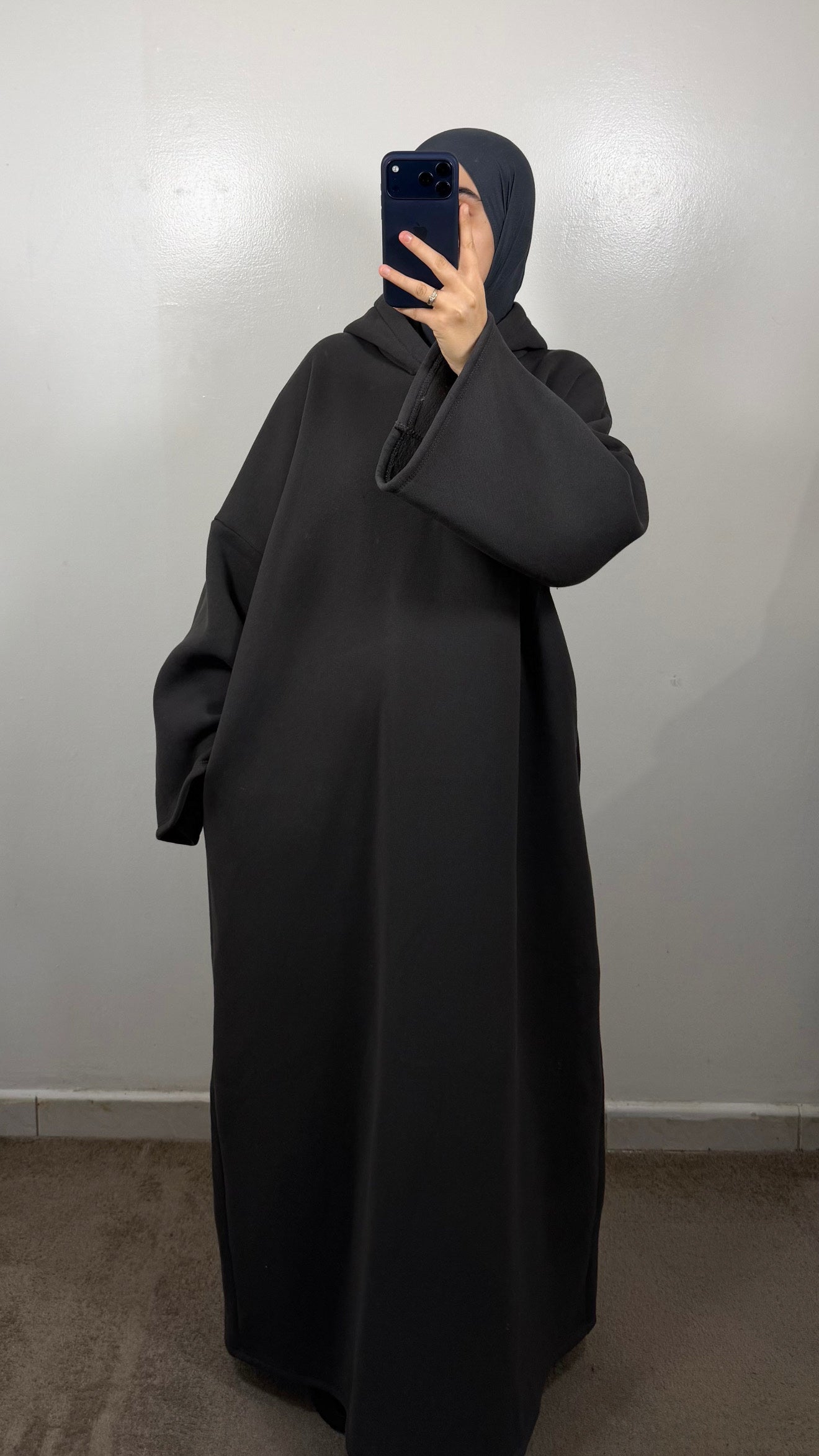 ROBE SWEAT AMIRA GRIS ANTHRACITE