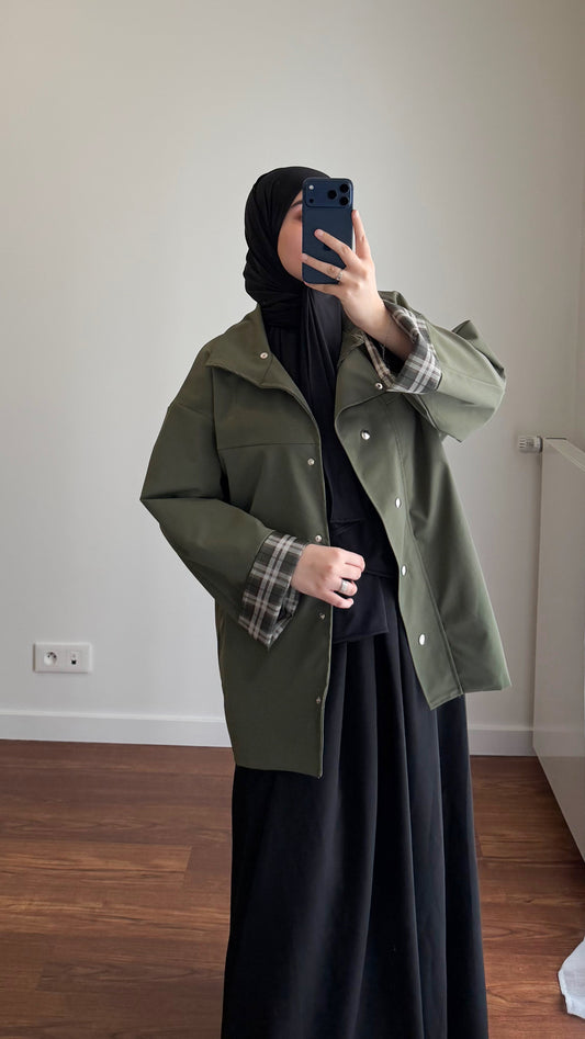 VESTE LIYA VERT KAKI