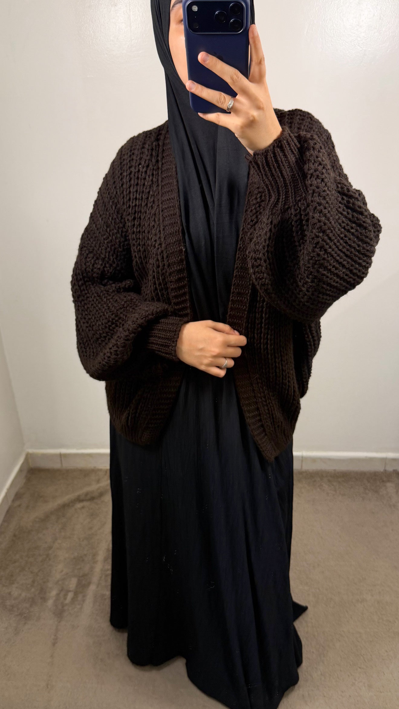 GILET ESMA MARRON