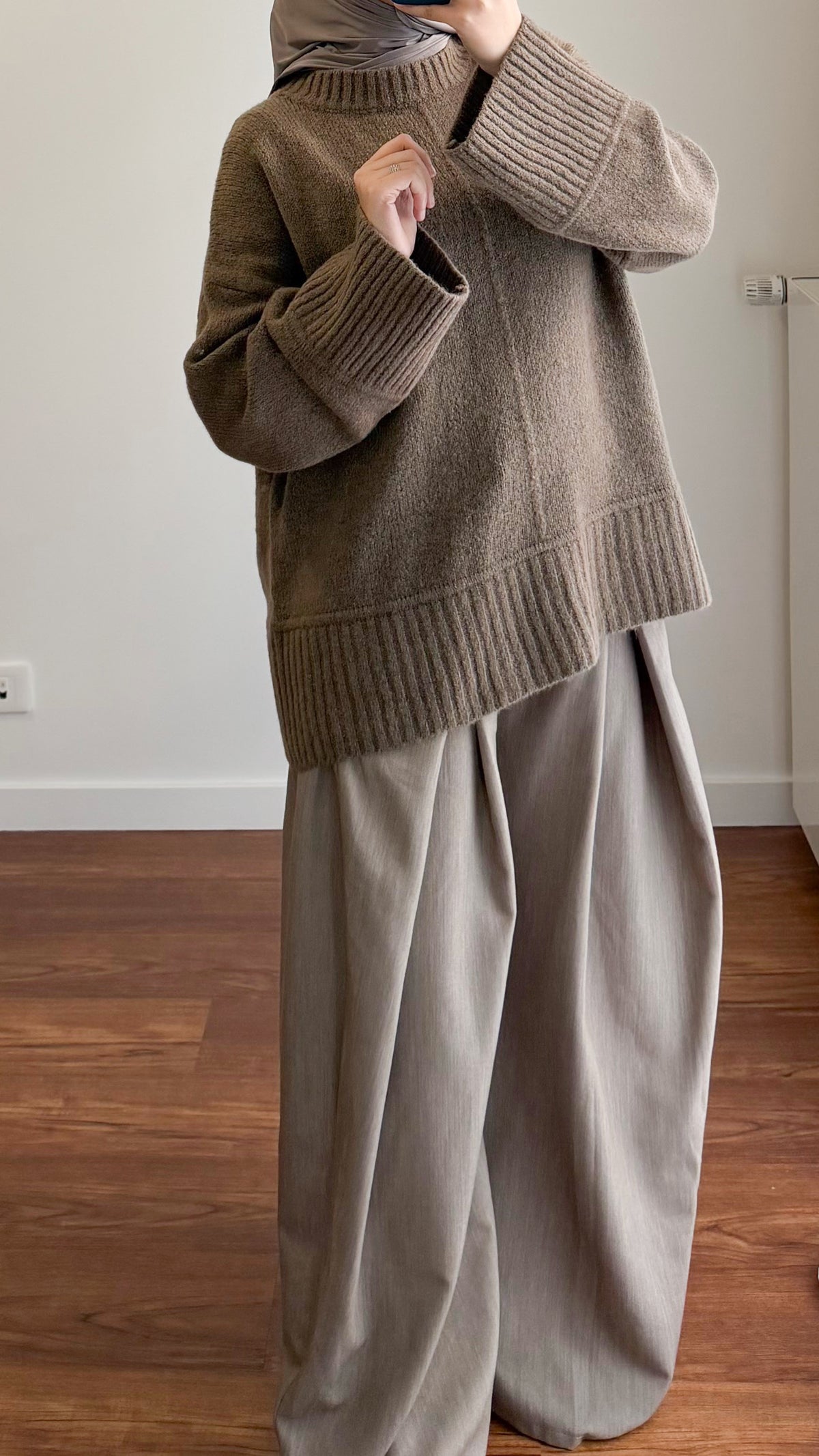 PANTALON BAGGY TAUPE
