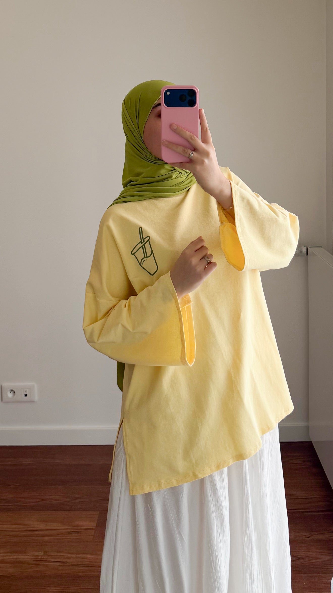 T-SHIRT MATCHA JAUNE