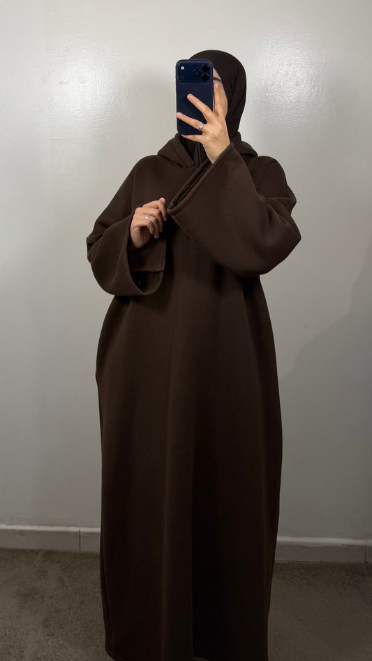 ROBE SWEAT AMIRA MARRON