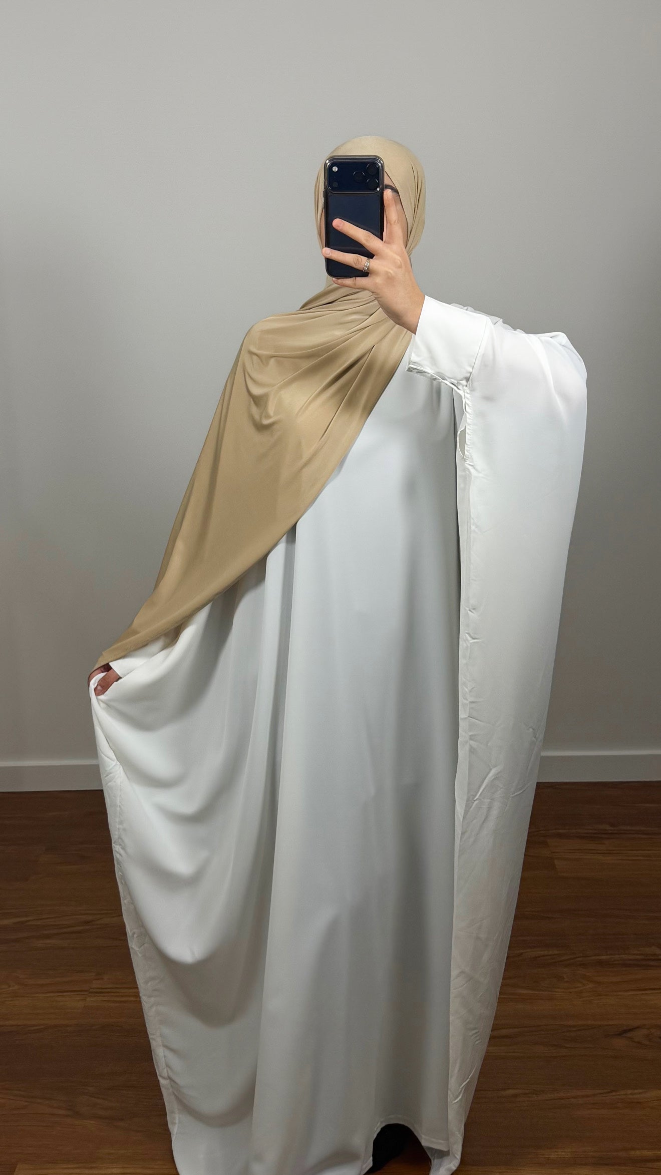 ABAYA FARASHA BLANC