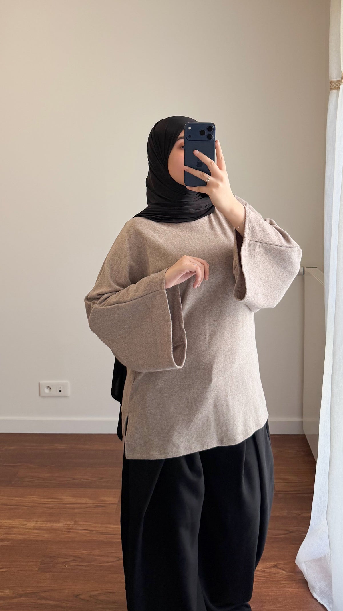T-SHIRT PULL TAUPE