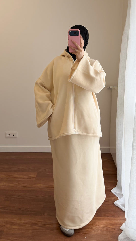 ENSEMBLE JUPE COMFY BEIGE