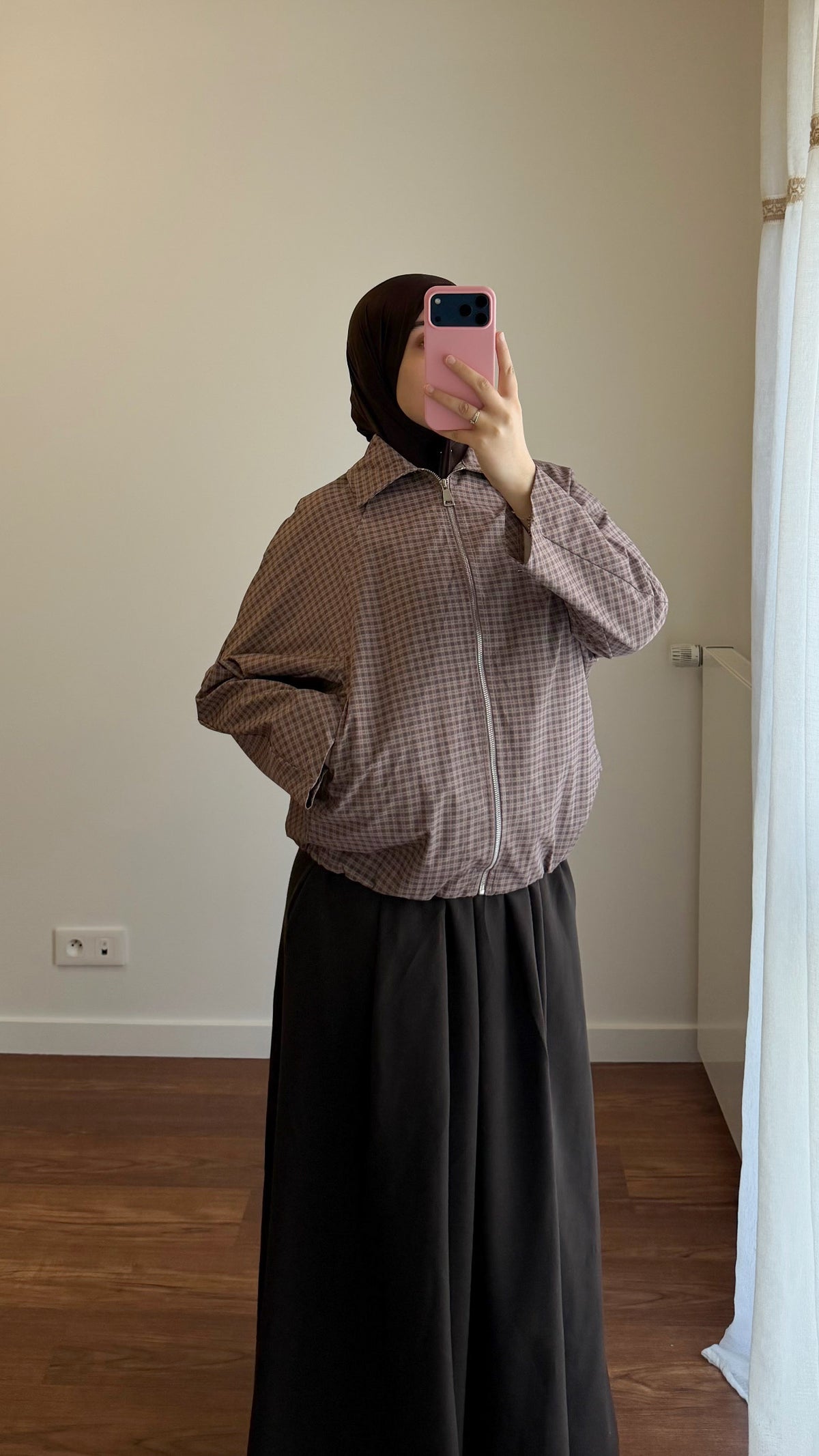 VESTE ZIPPÉE HAYA TAUPE