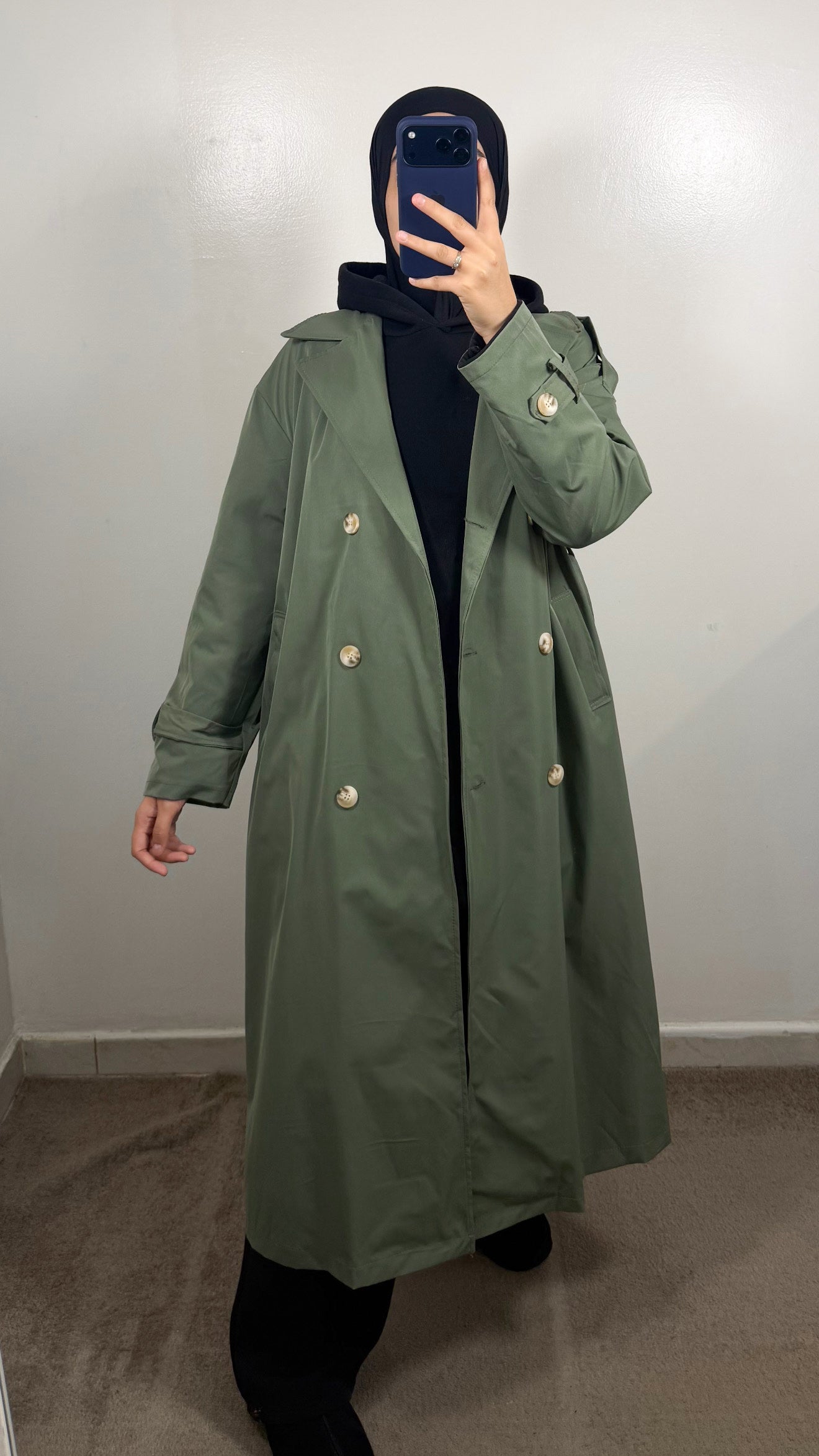 TRENCH LONG VERT