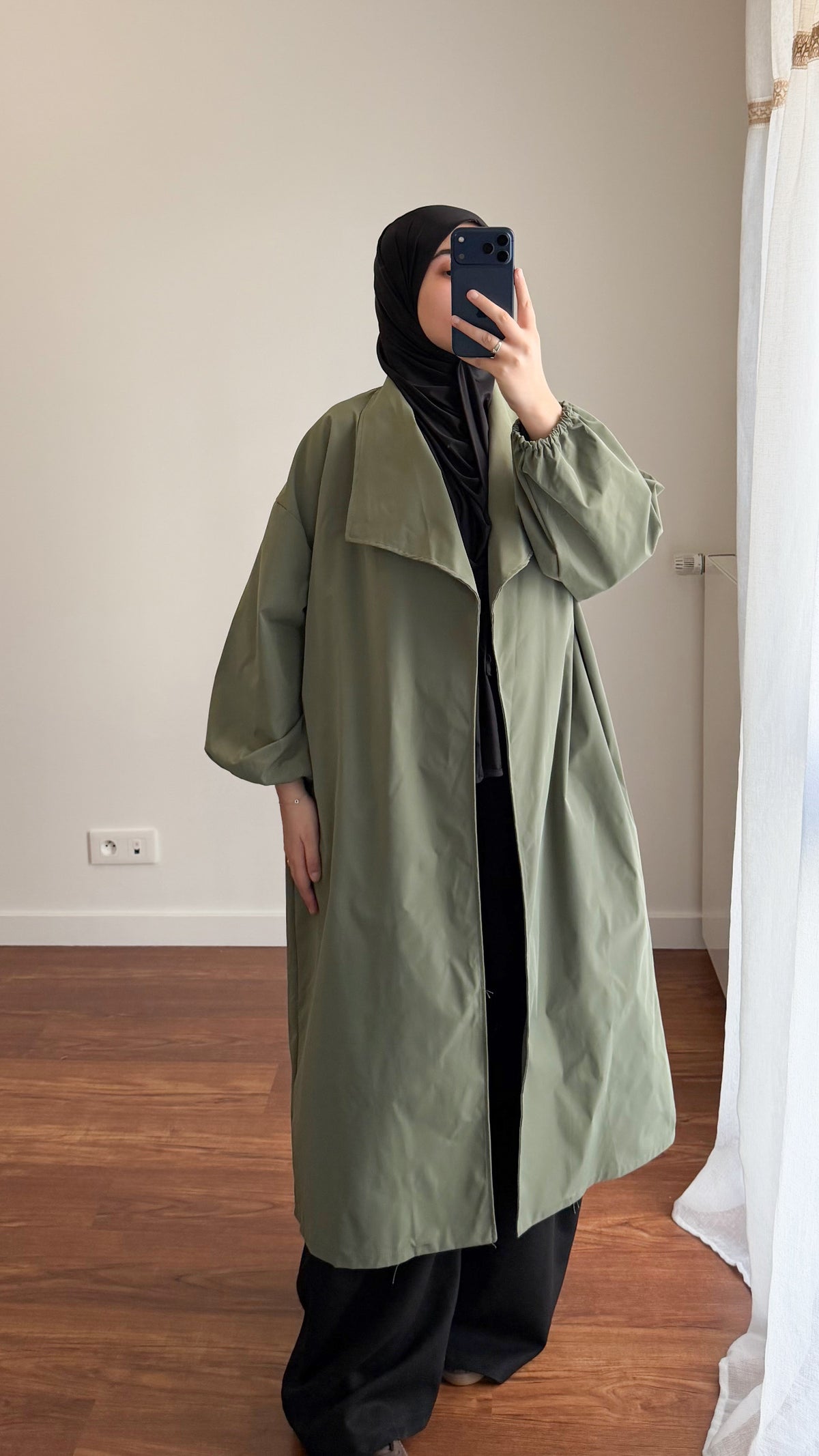 TRENCH BASIQUE VERT