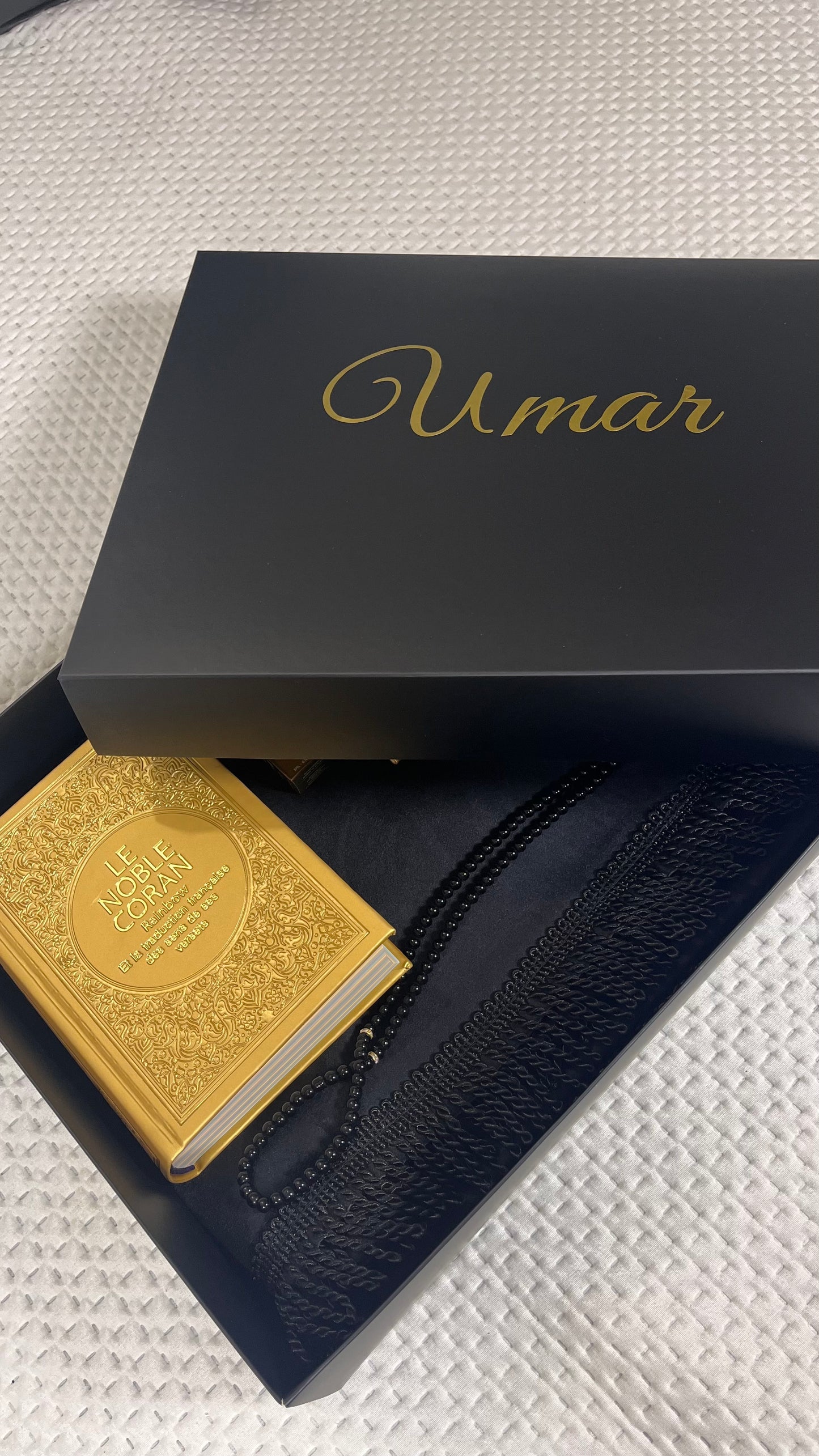 SCHWARZ/GOLD ISLAMISCHE BOX