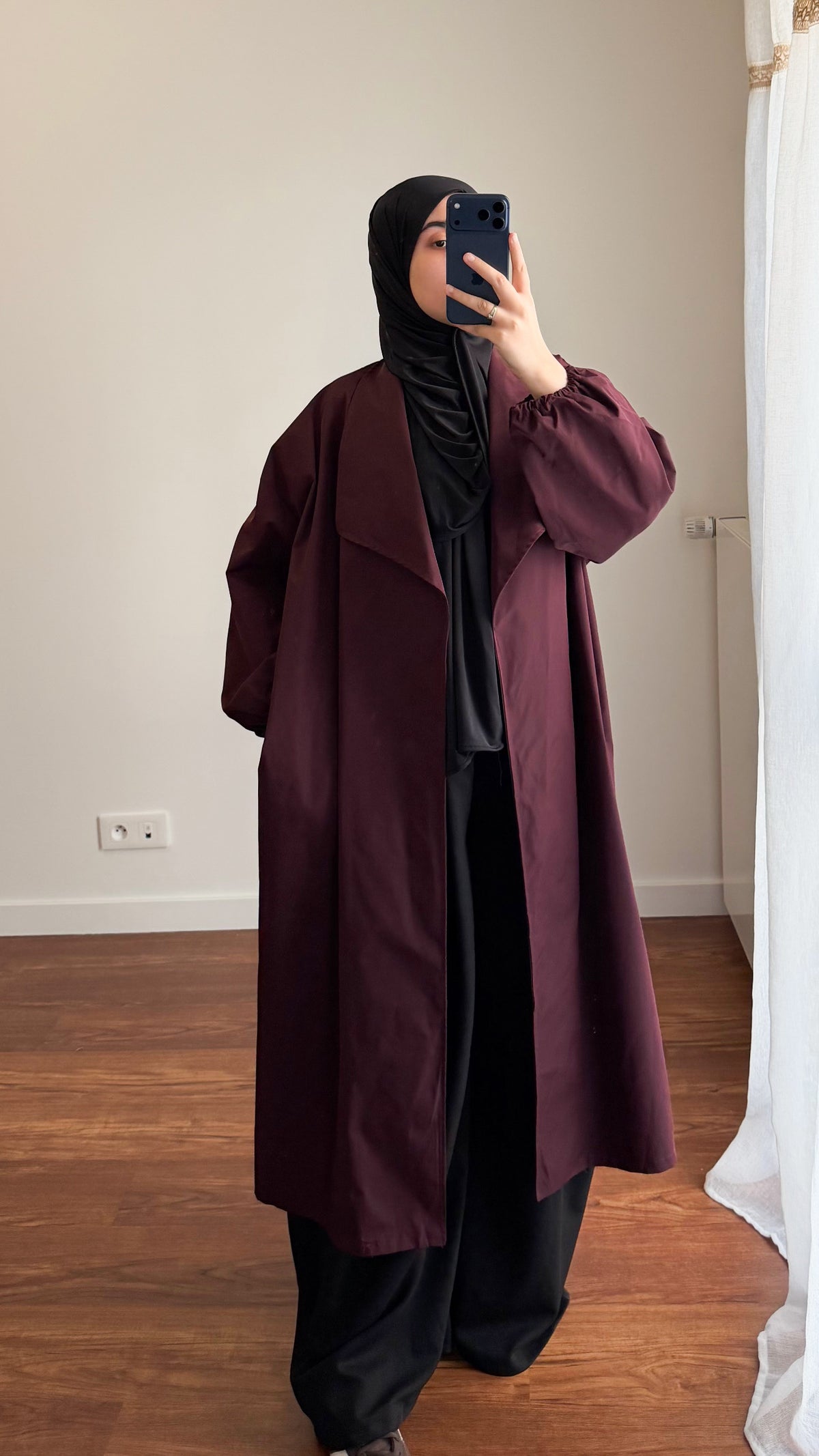TRENCH BASIQUE BORDEAU
