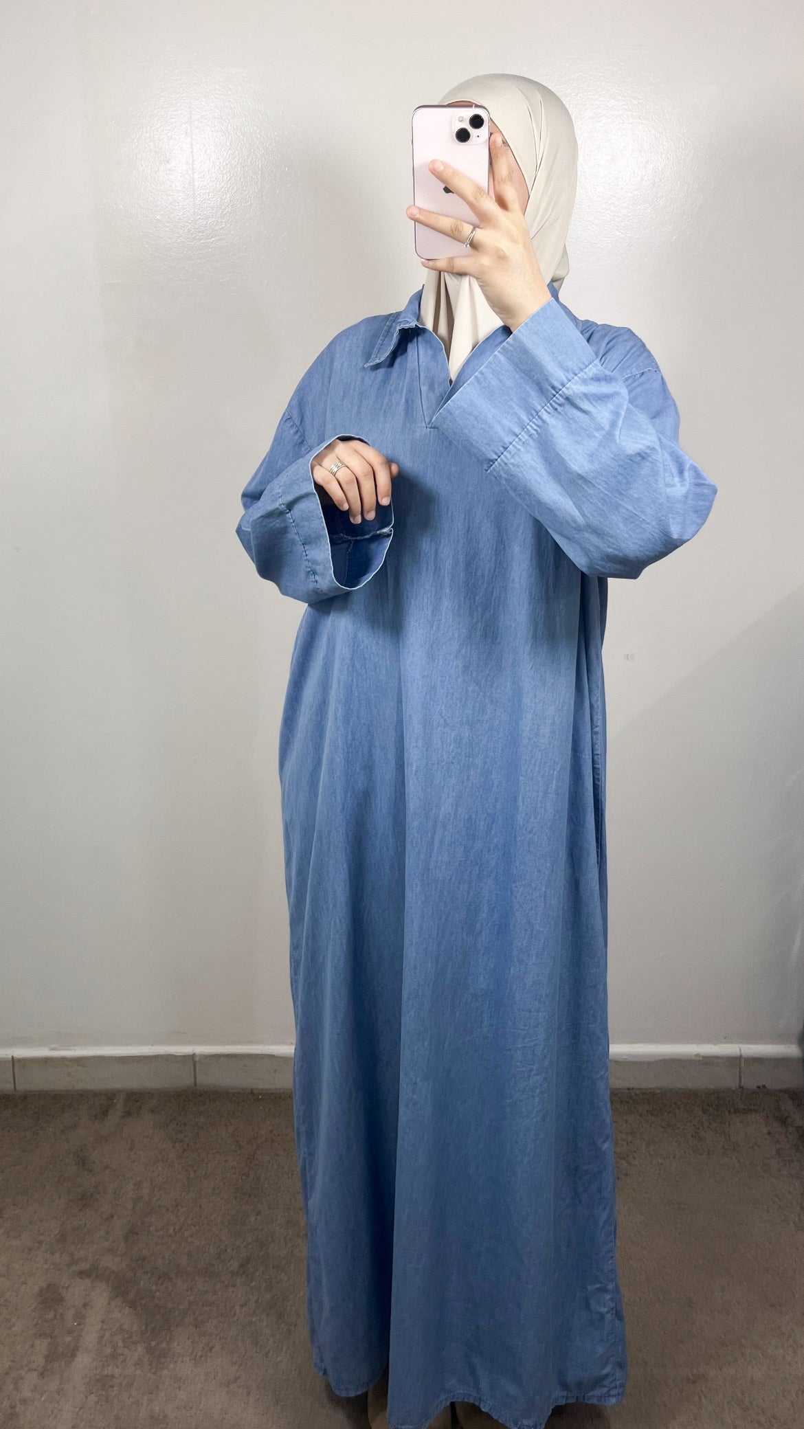 ROBE JEAN BLEU CLAIR