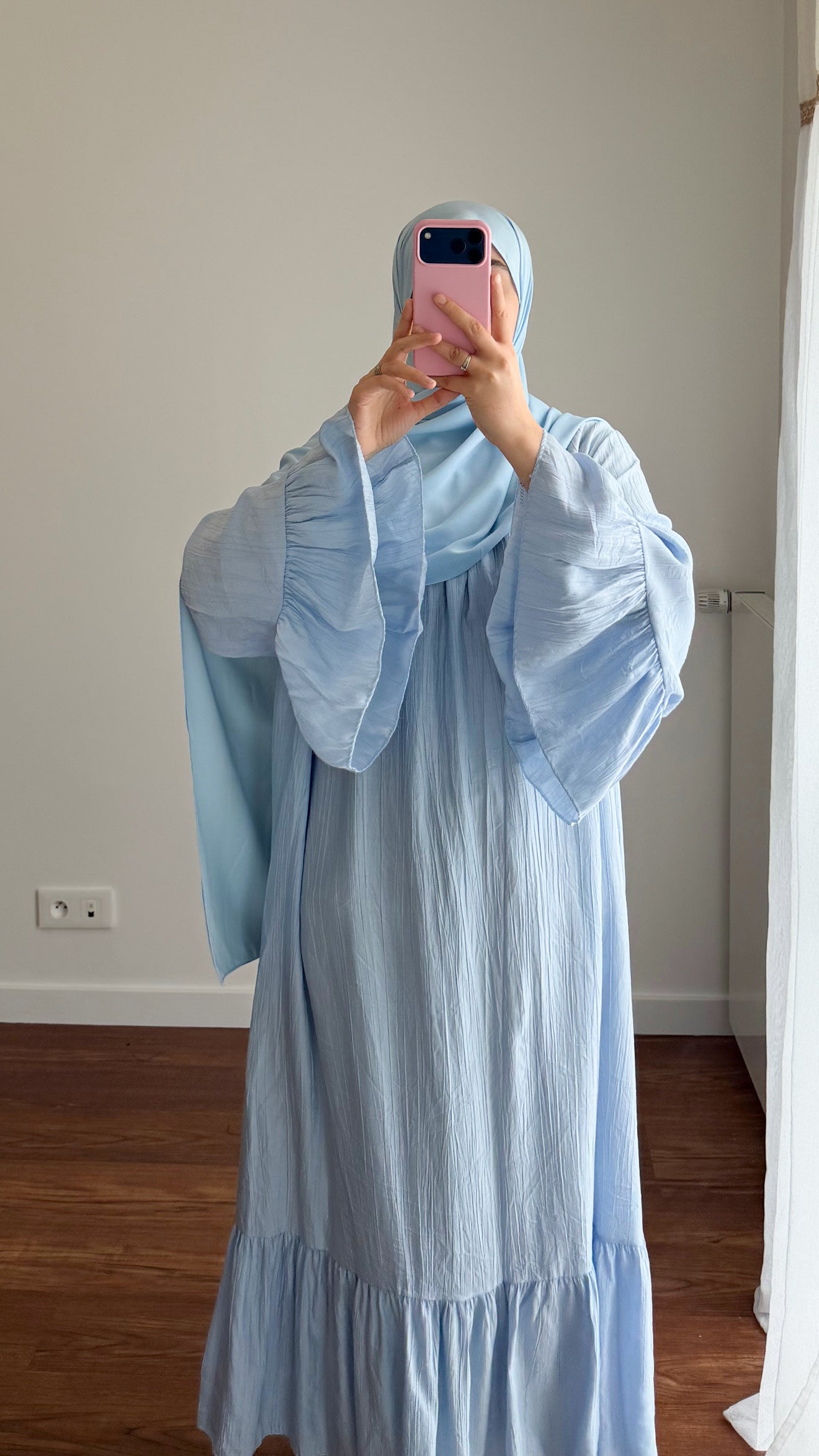 ROBE NOOR BLEU CIEL