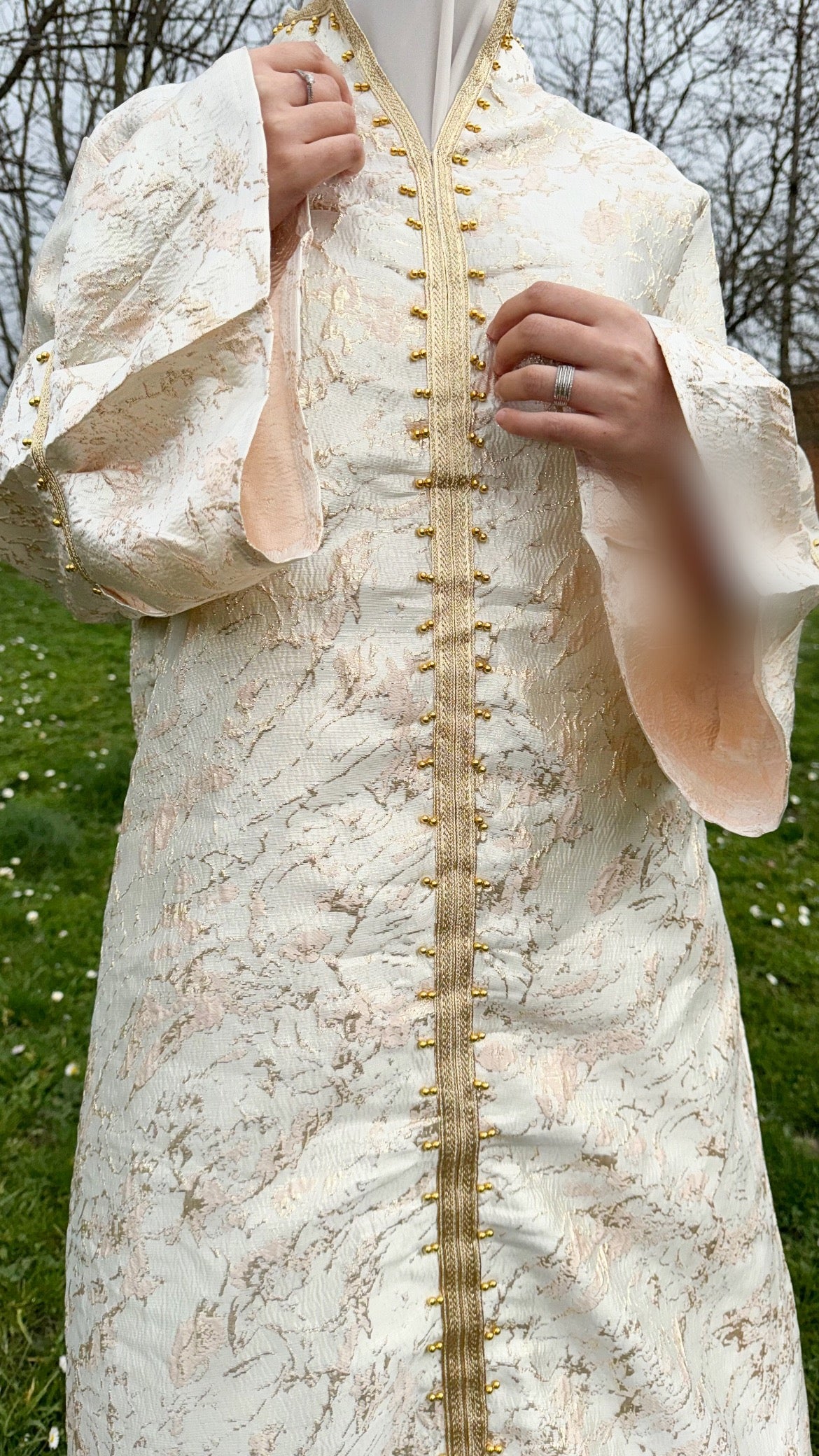 ABAYA PREMIUM STYLE CAFTAN BEIGE