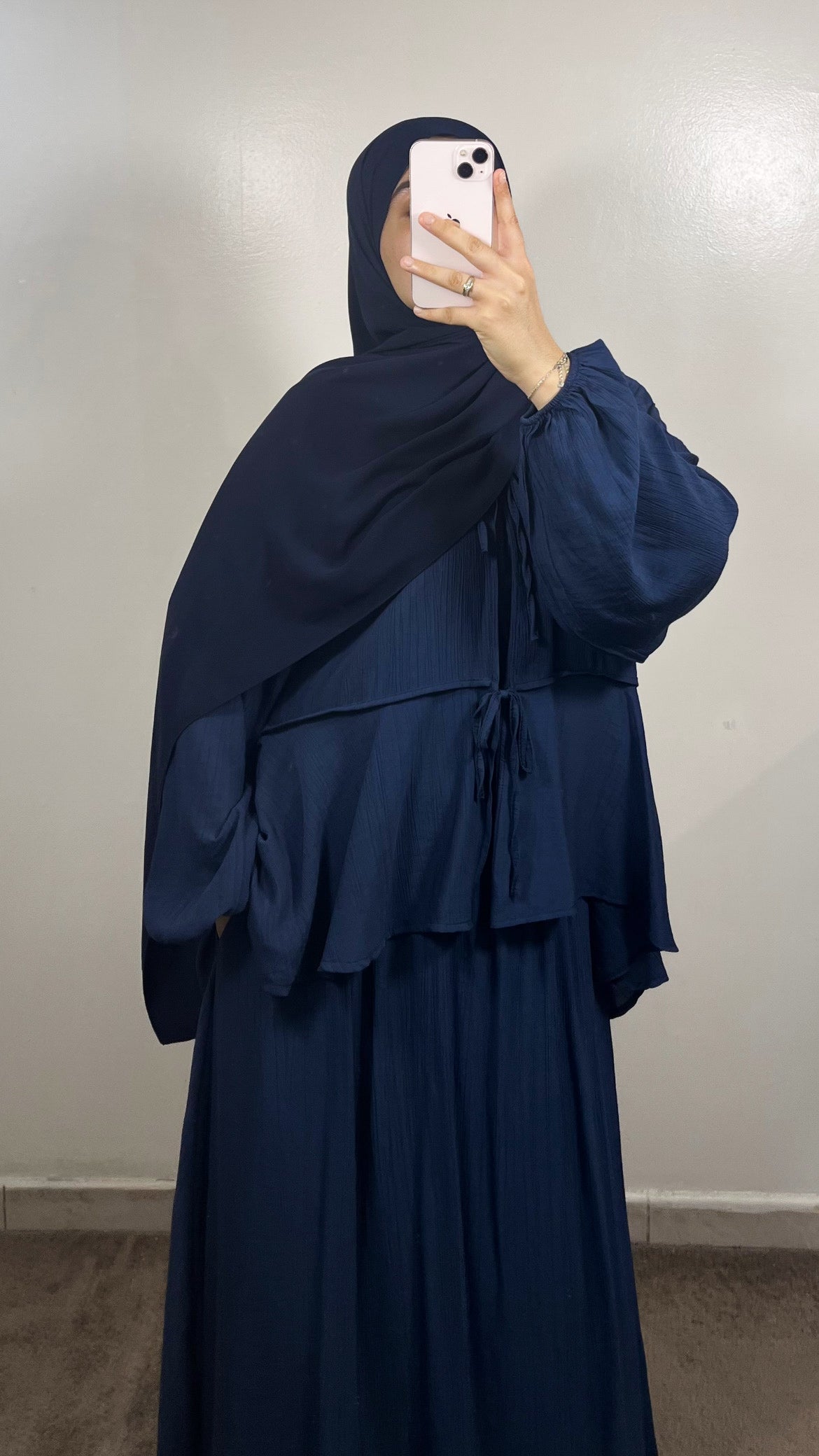 ENSEMBLE JUPE LIYA BLEU MARINE