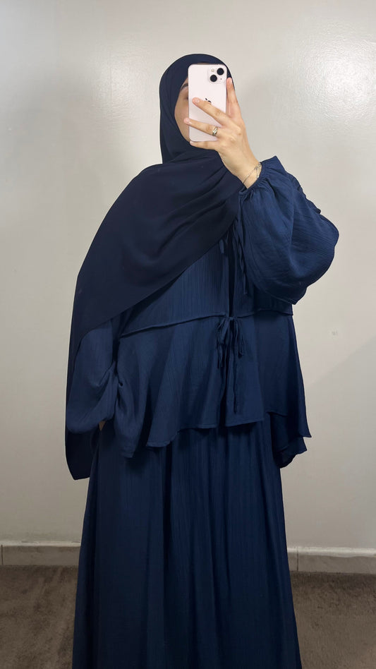 ENSEMBLE JUPE LIYA BLEU MARINE