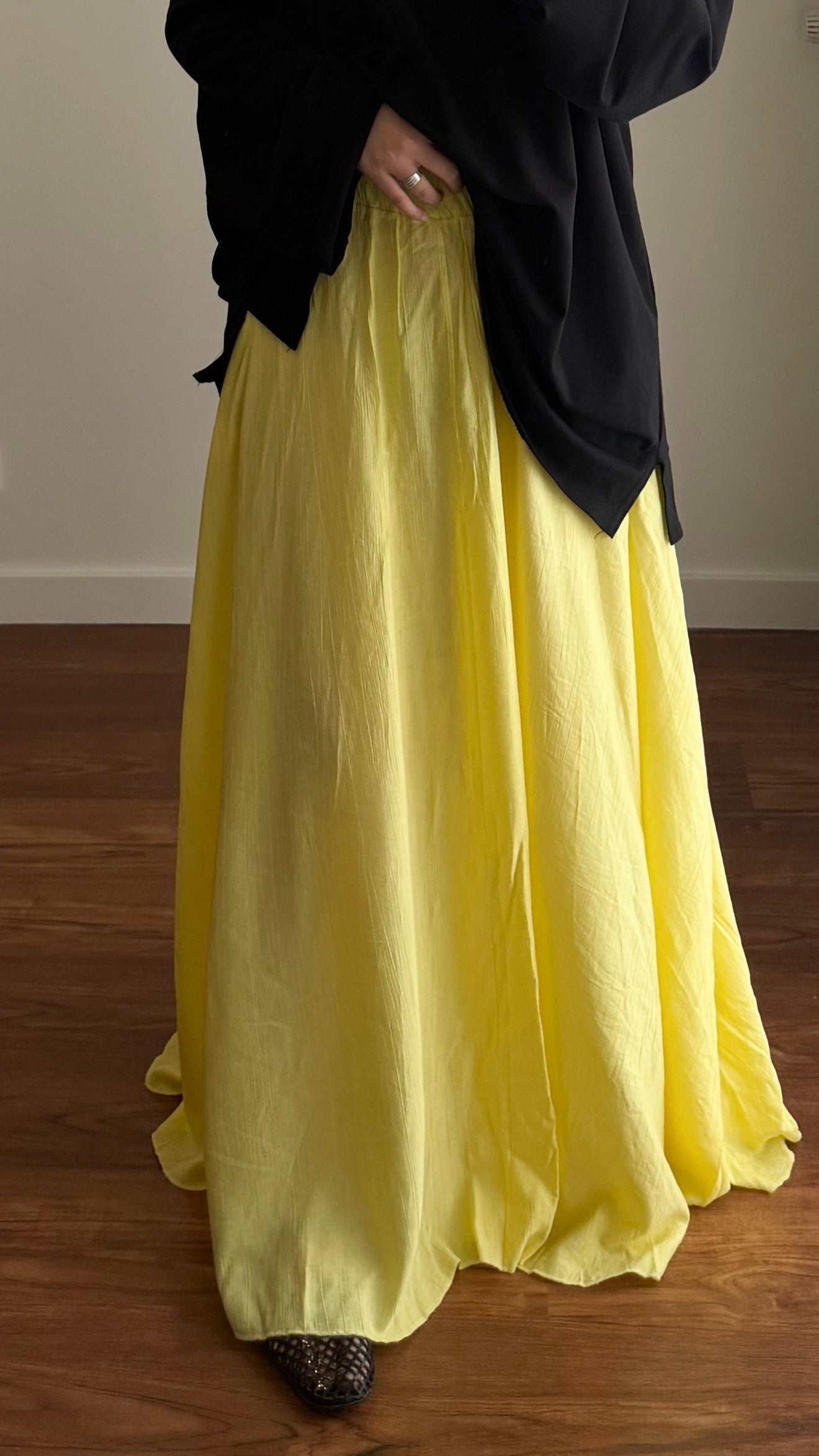 JUPE LONGUE JAUNE