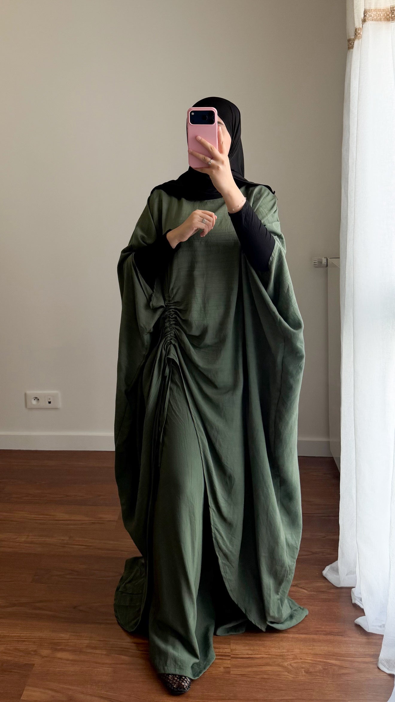 ENSEMBLE ZEYNEB VERT KAKI FONCÉ