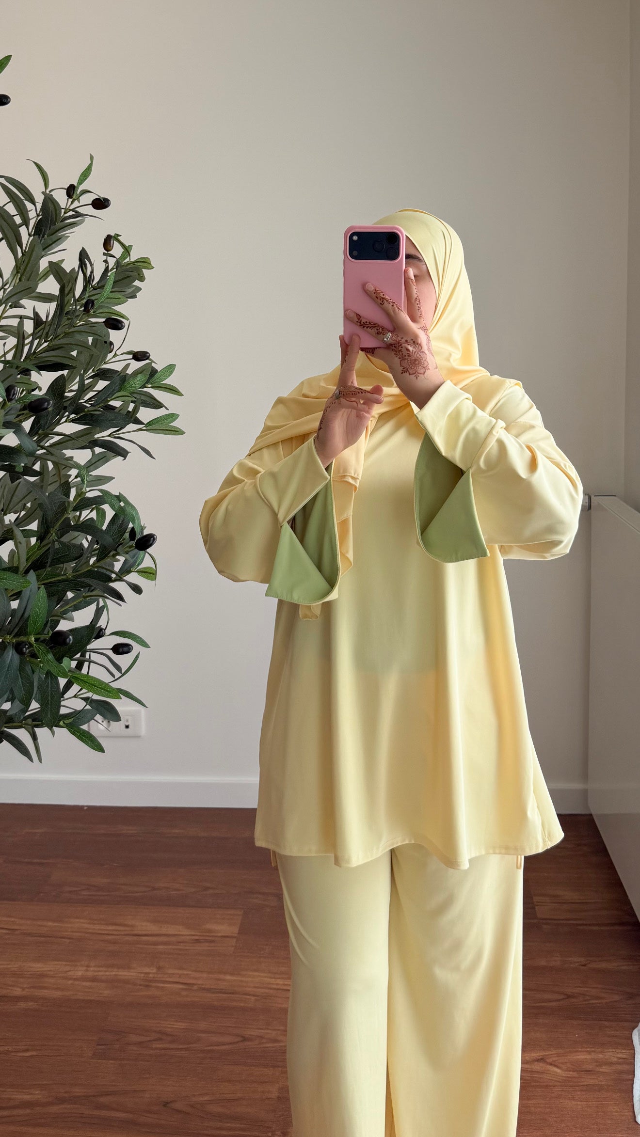 BURKINI SAYA 3 PIÈCES JAUNE