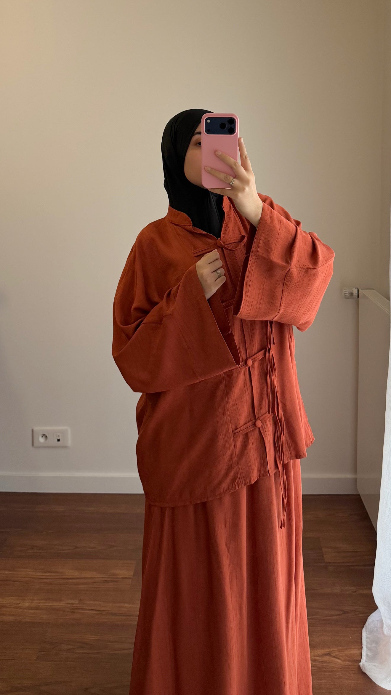 ENSEMBLE JUPE TOYKO BRIQUE