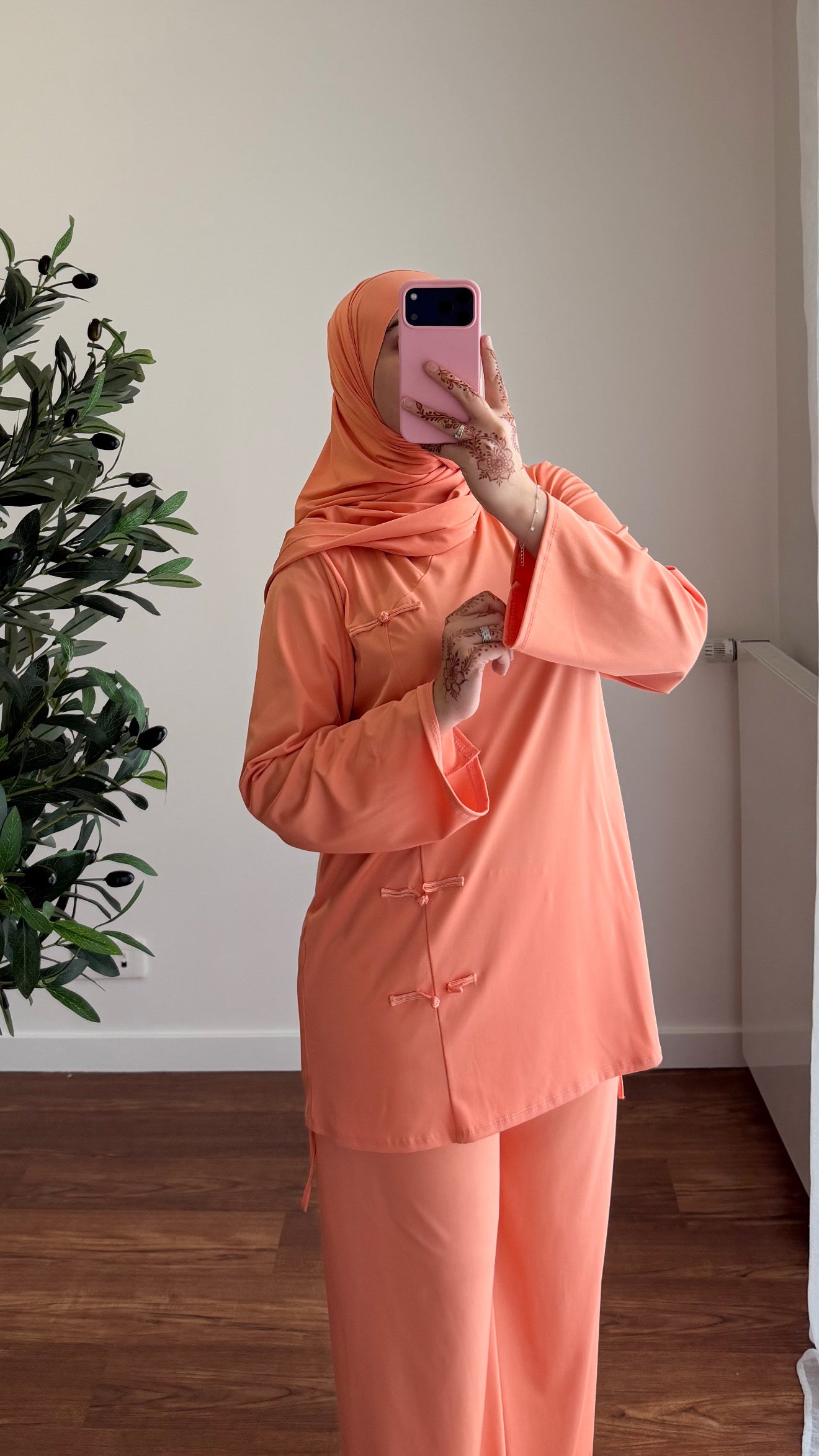 BURKINI TOKYO 3 PIÈCES ORANGE PÊCHE