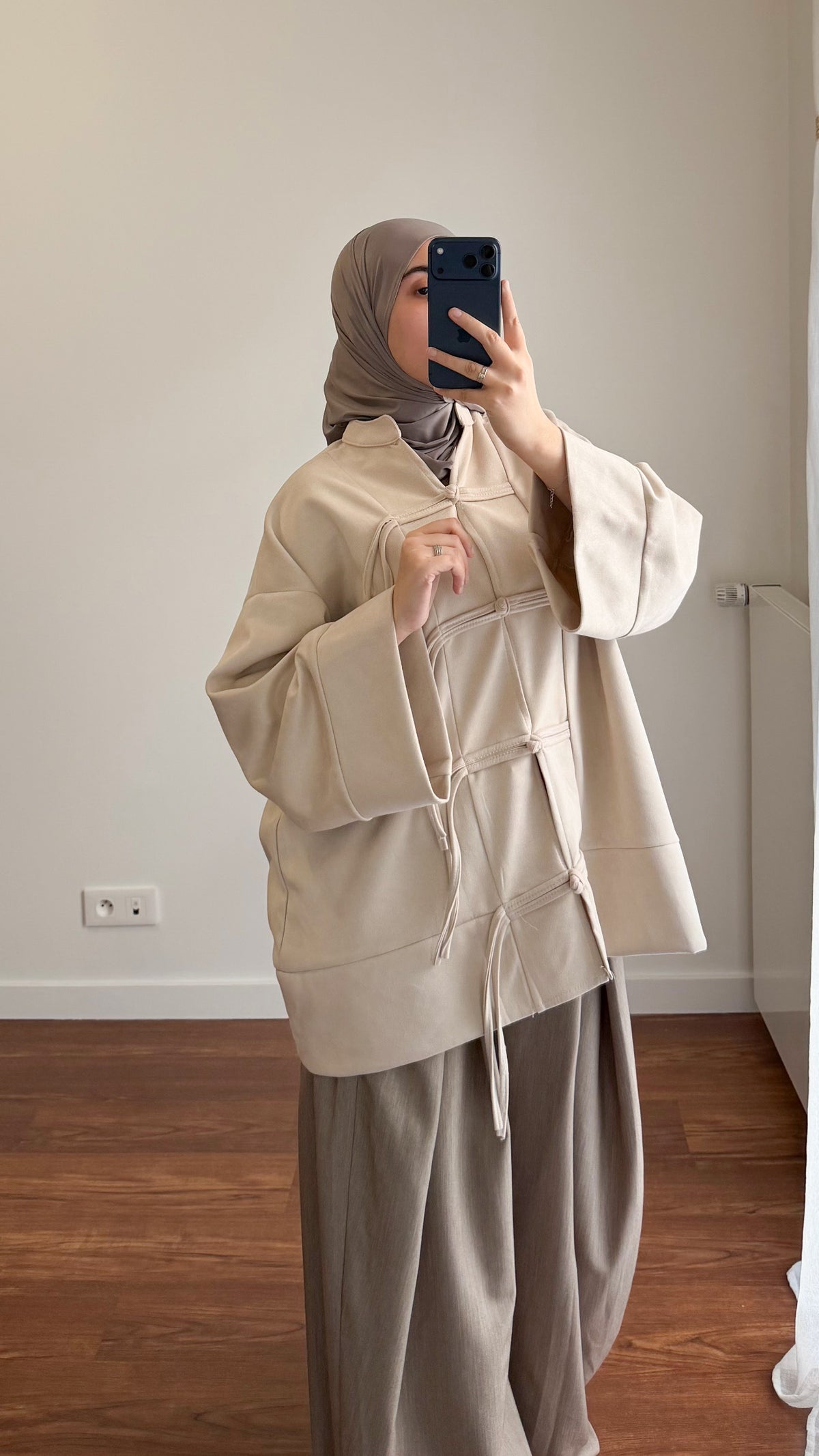 HAUT TOKYO EN DAIM BEIGE