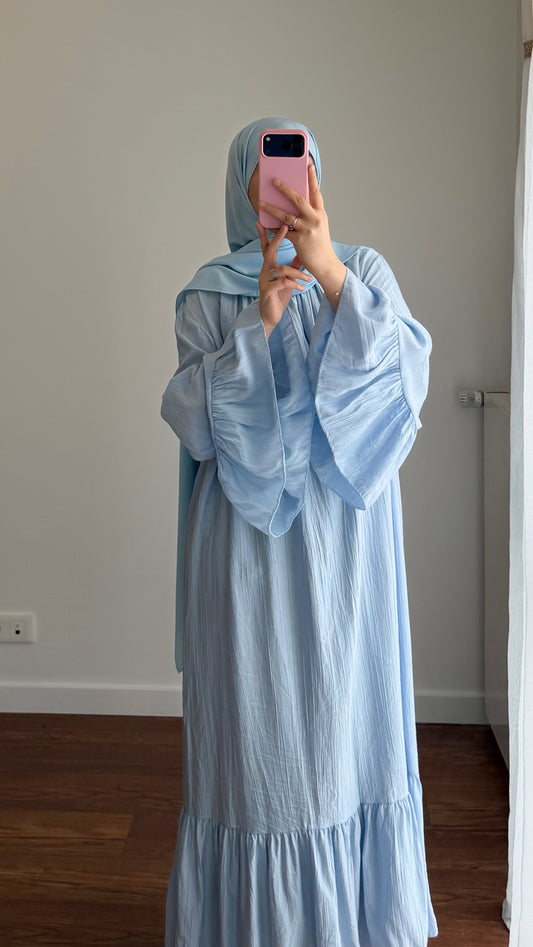 ROBE NOOR BLEU CIEL