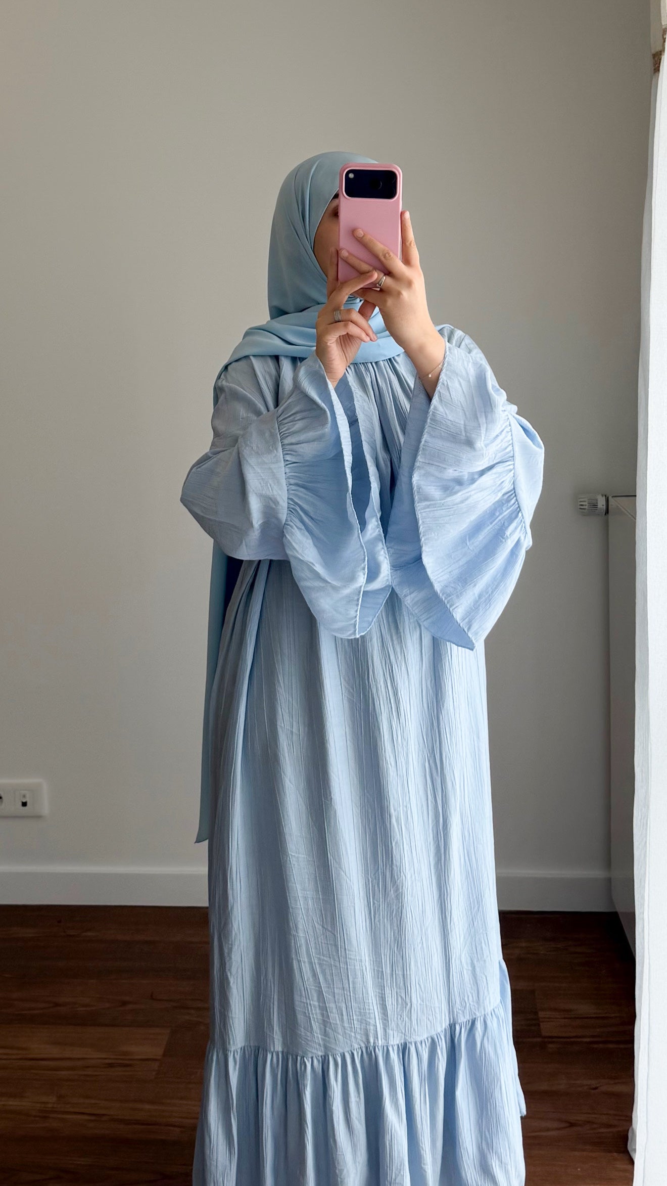 ROBE NOOR BLEU CIEL