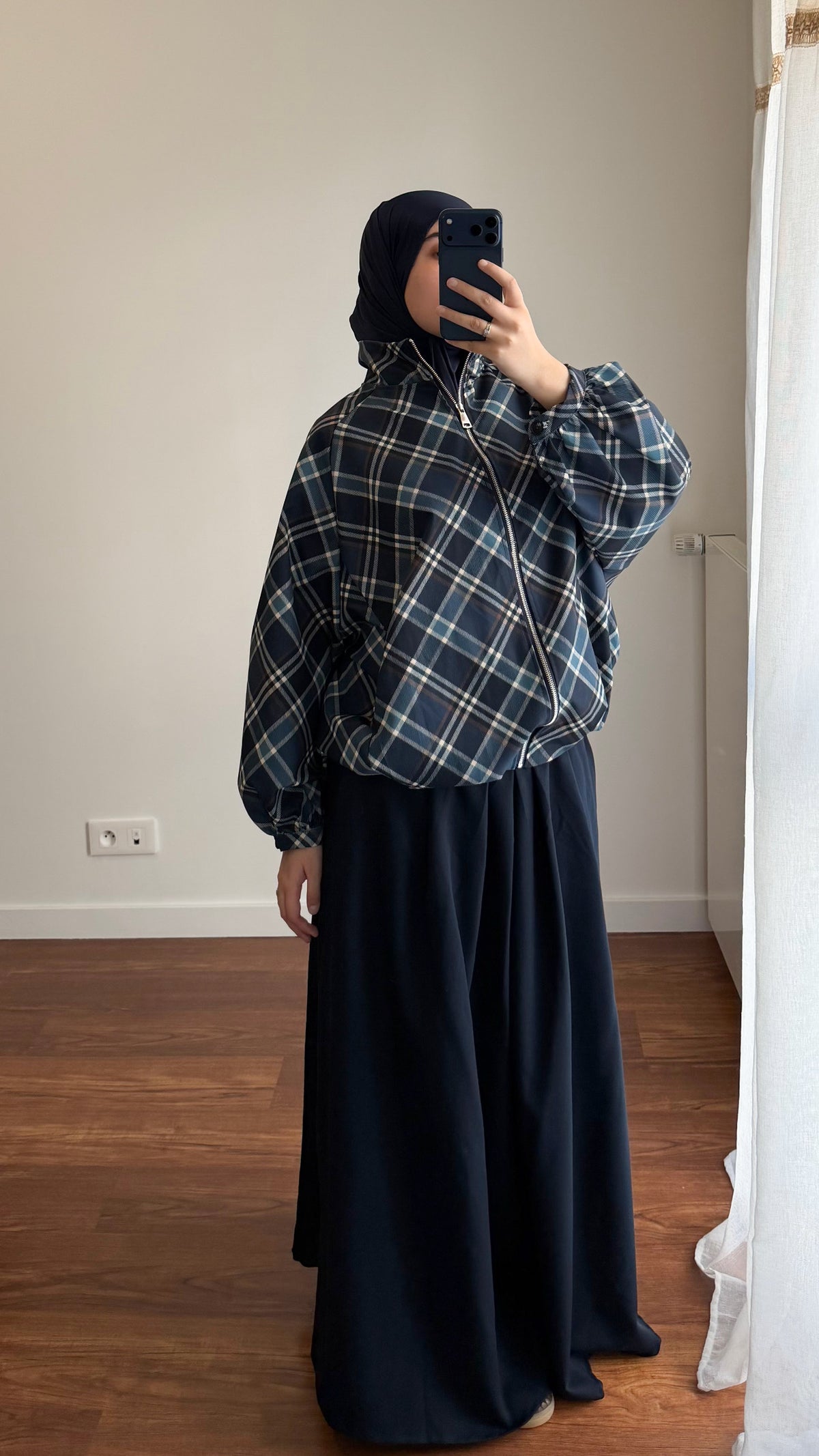 VESTE ZIPPÉE ISRA BLEU MARINE