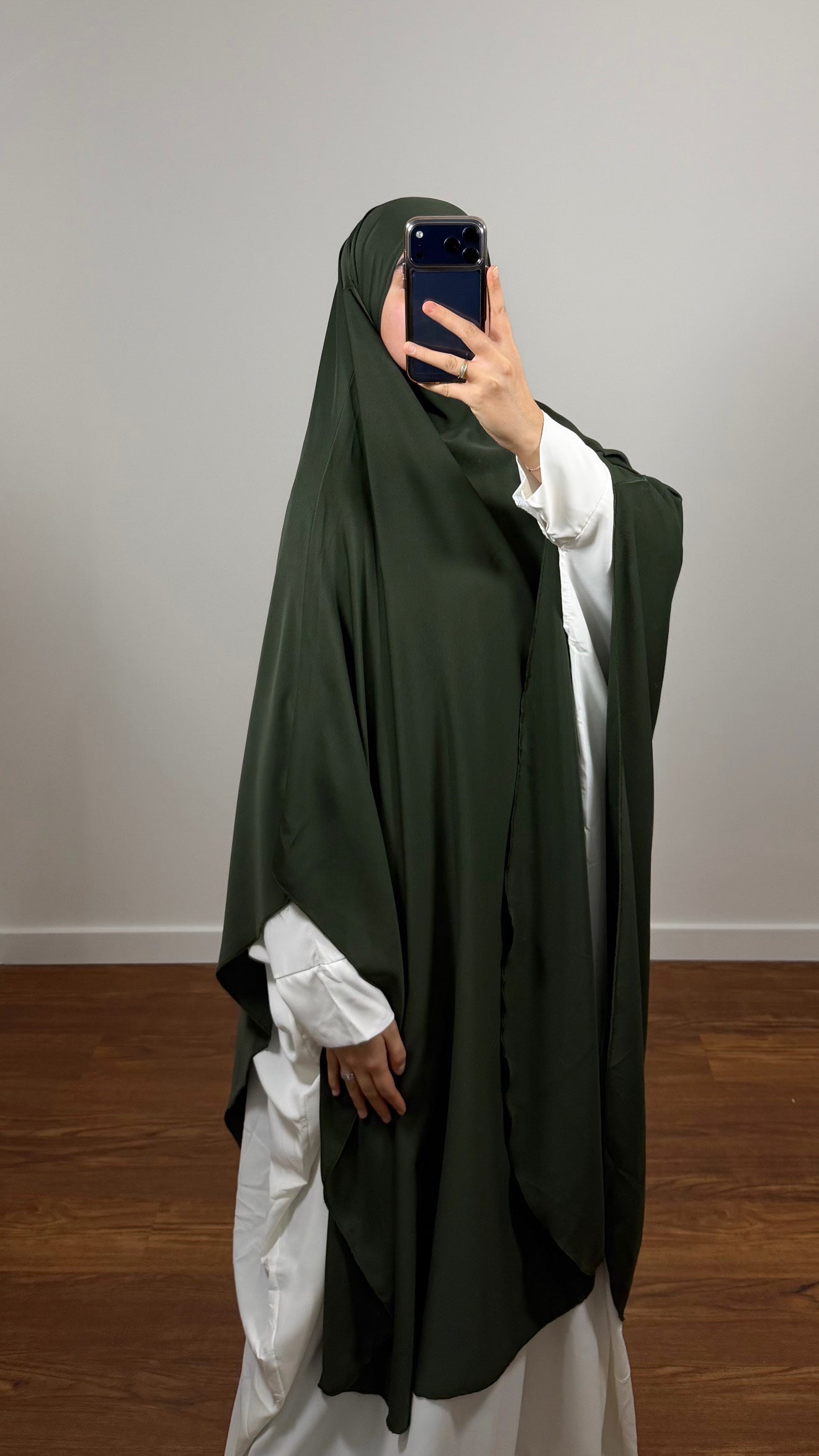 MAXI KHIMAR VERT KAKI