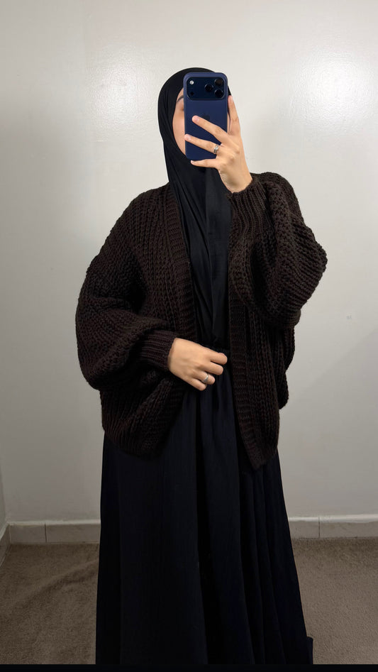 GILET ESMA MARRON
