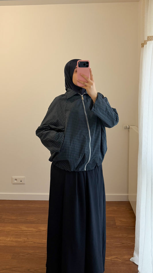 VESTE ZIPPÉE HAYA BLEU MARINE