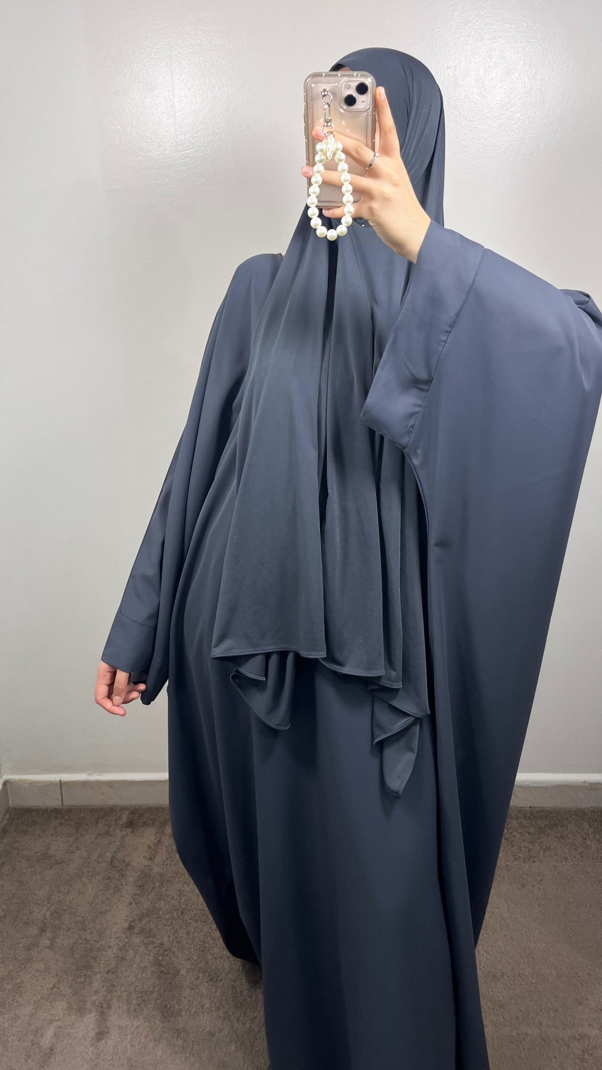 ABAYA FARASHA ANTHRACITE GREY