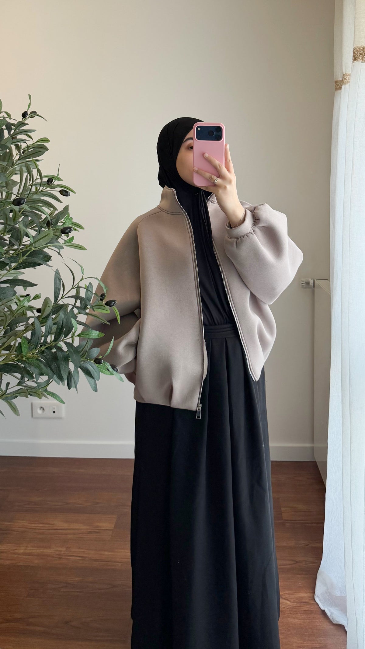 BOMBER TAUPE