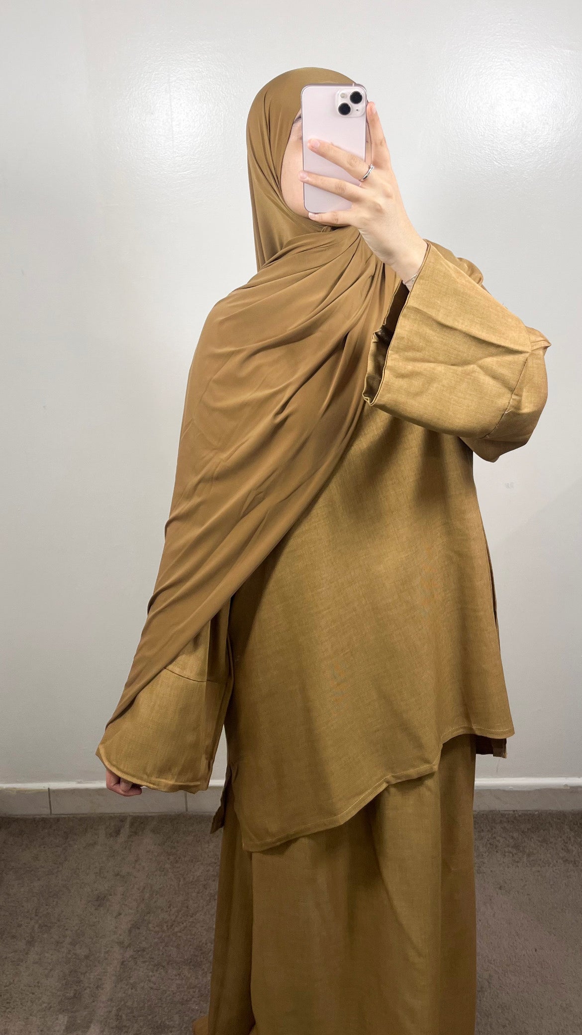 ENSEMBLE JUPE AYAT CAMEL