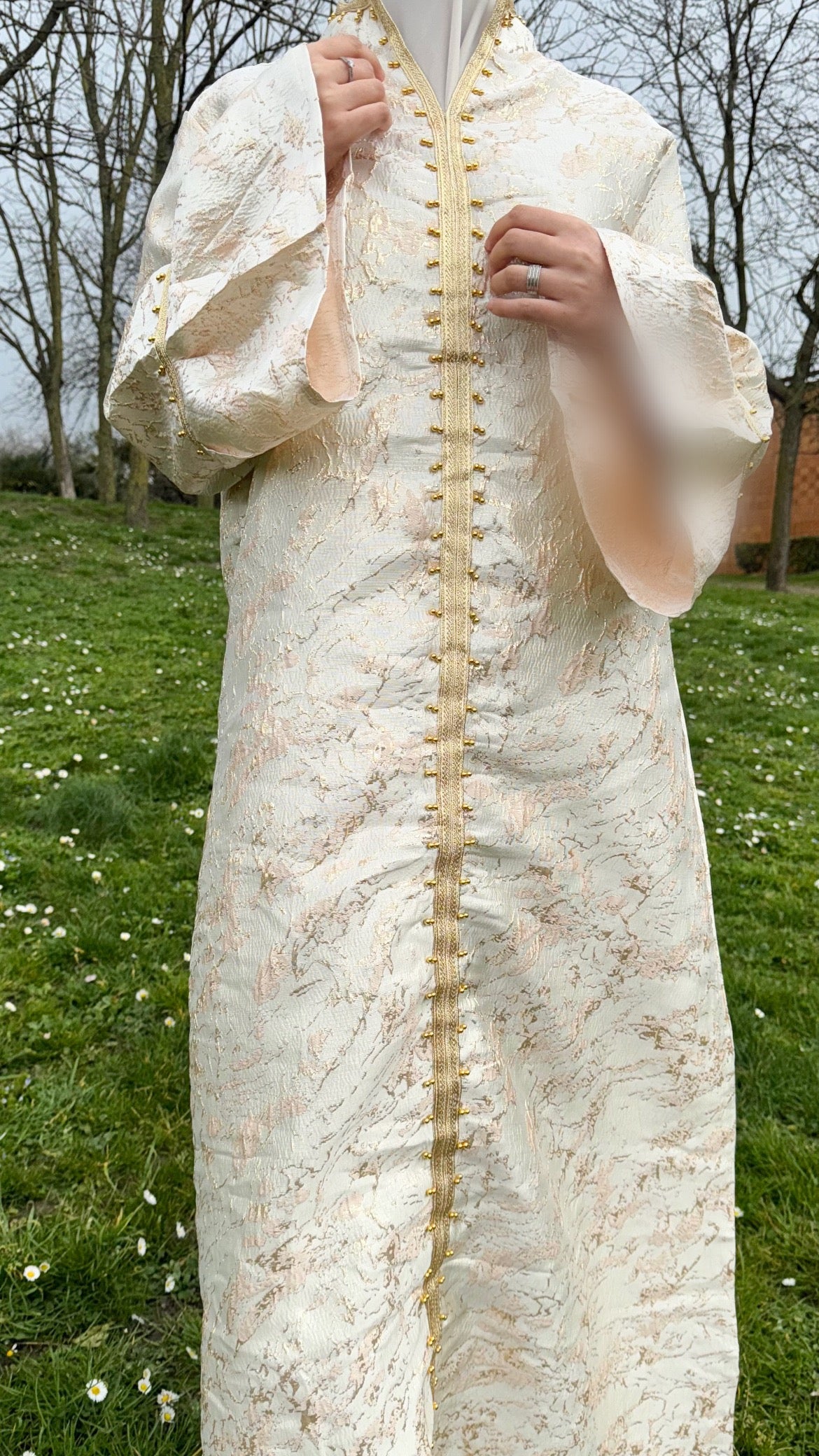 ABAYA PREMIUM STYLE CAFTAN BEIGE
