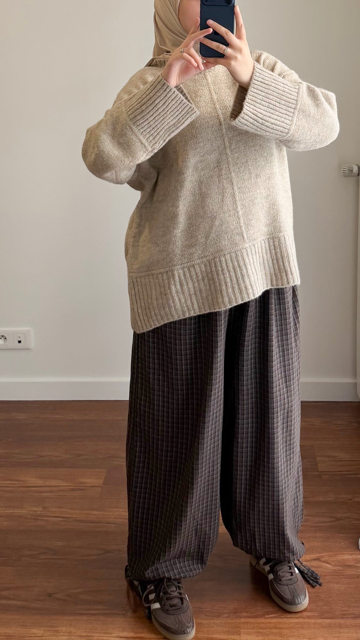 PANTALON SARAH MARRON