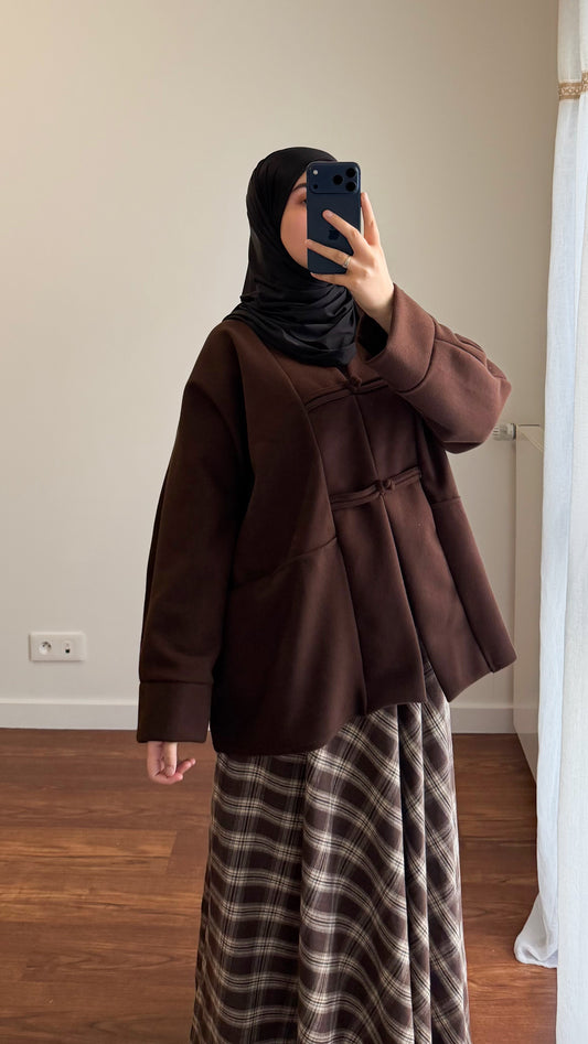 VESTE YUNA MARRON