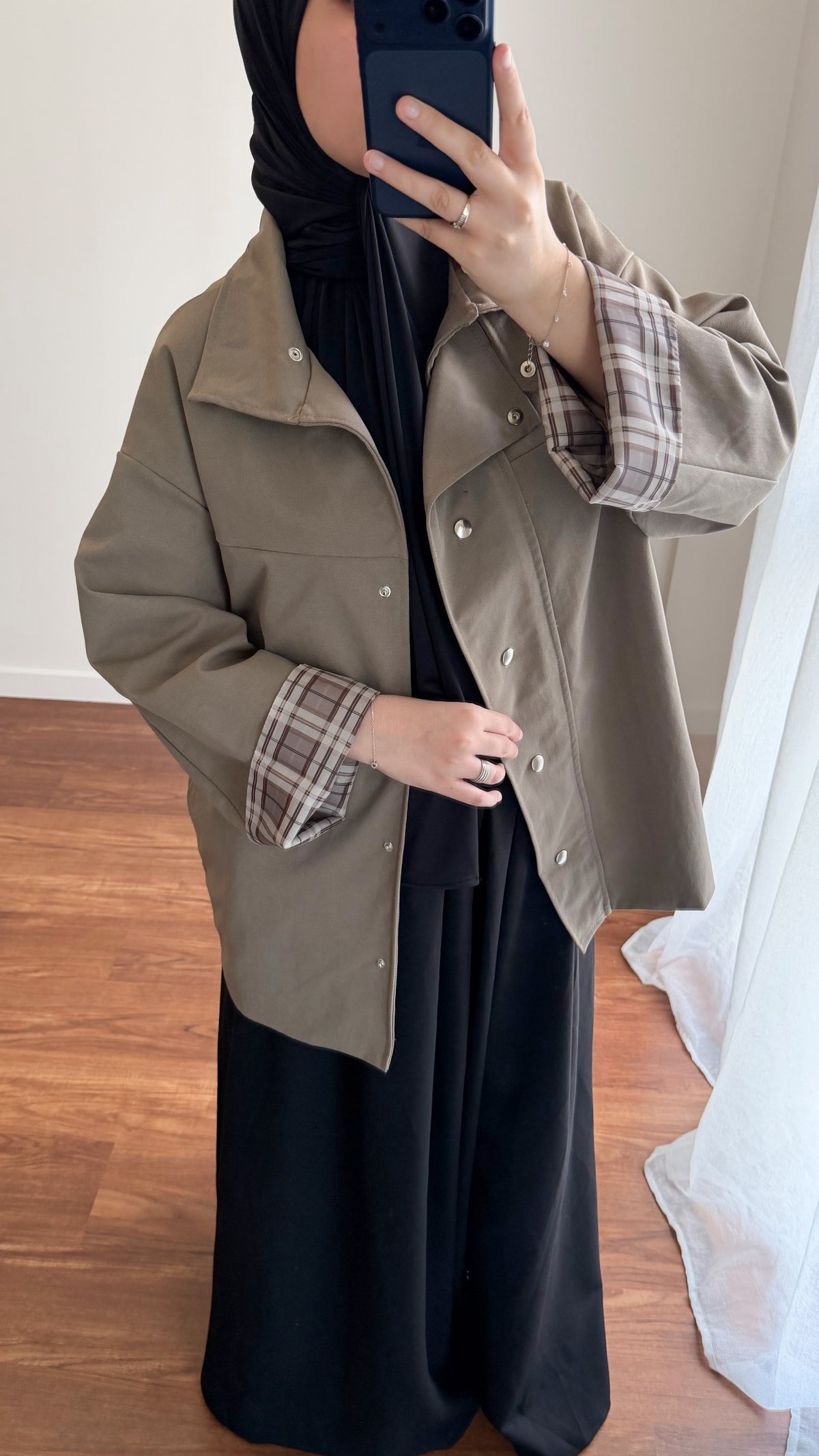 VESTE LIYA TAUPE