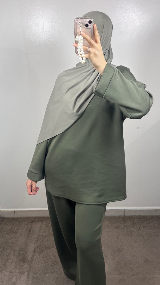 CLASSY KHAKI GREEN SET