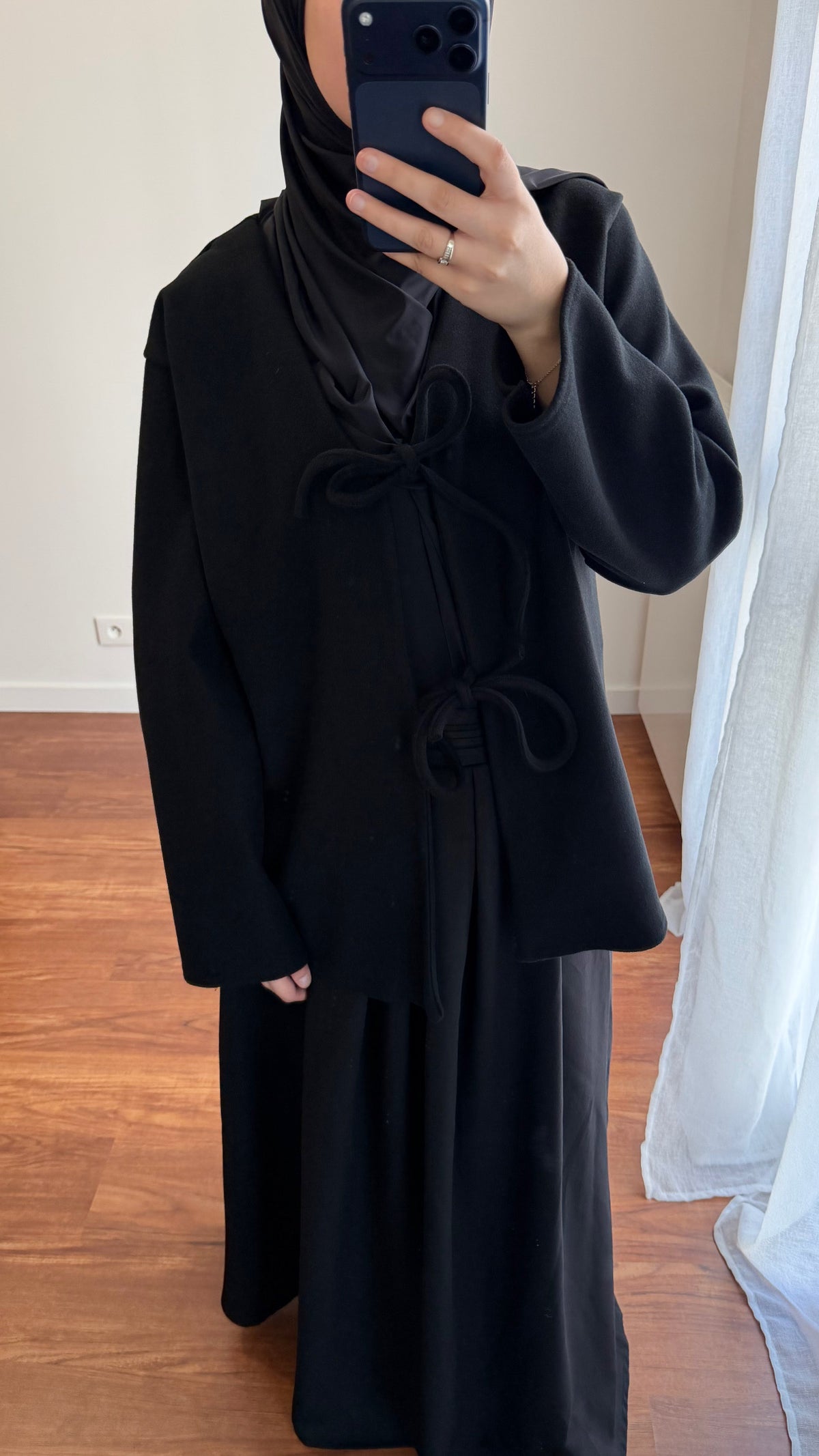 VESTE INAYA NOIR