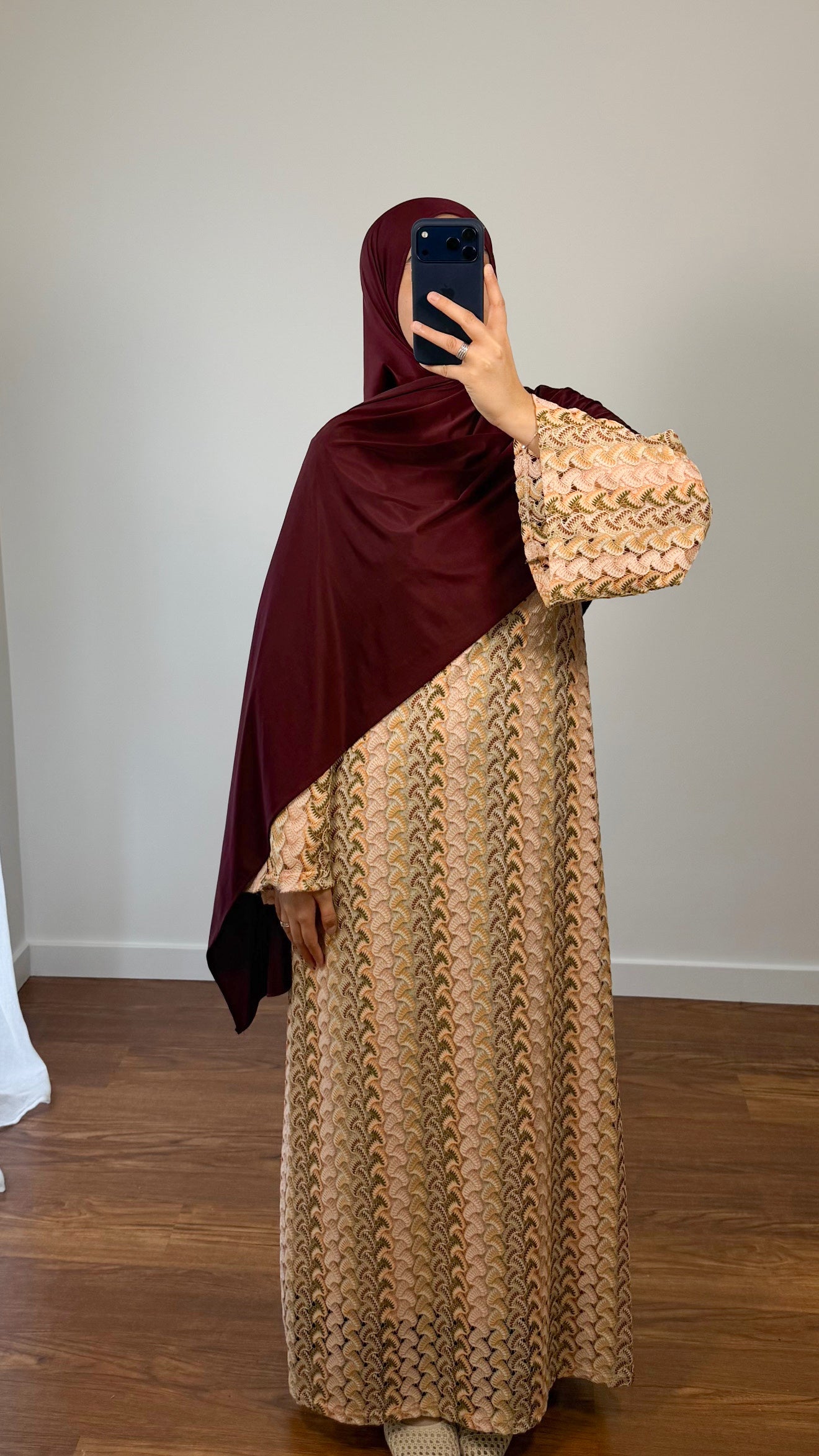 ROBE SORAYA ROSE SAUMON